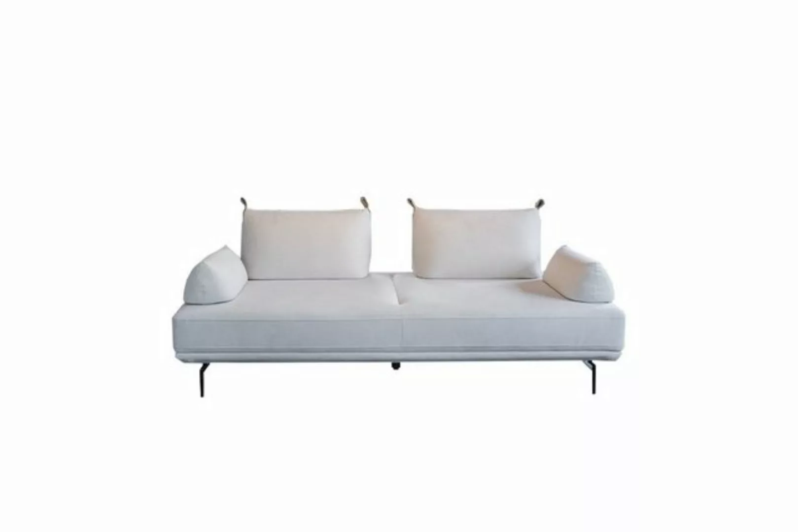 KAWOLA Schlafsofa CANE, Daybed Stoff, mit oder ohne Armlehnkissen, 210x100 günstig online kaufen