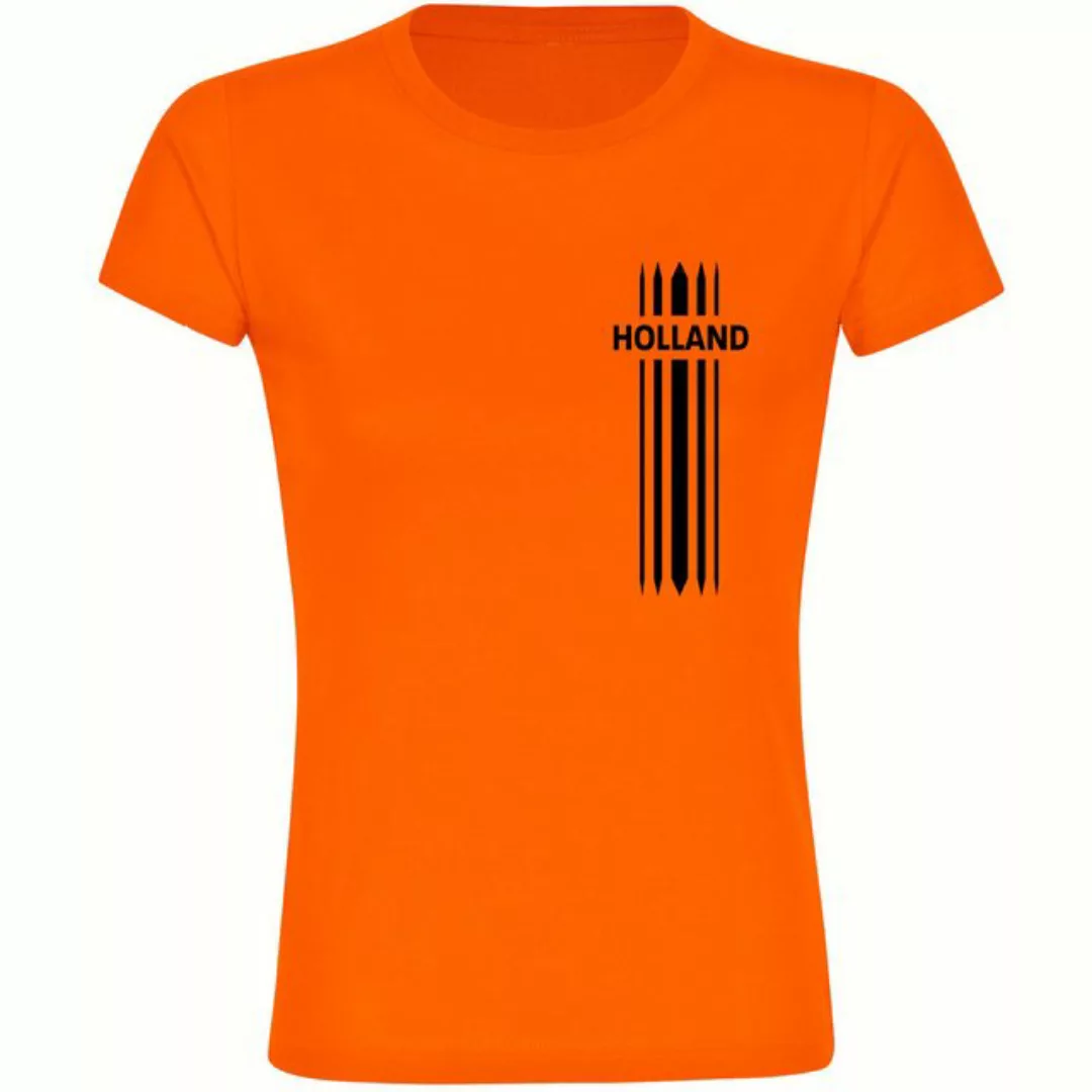 multifanshop T-Shirt Damen Holland - Streifen - Frauen günstig online kaufen