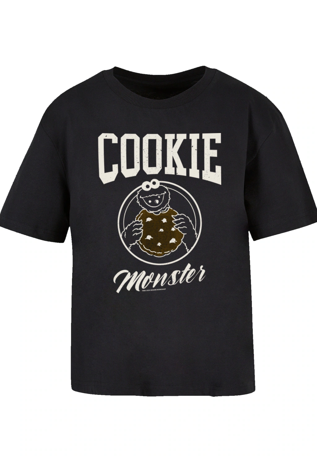 F4NT4STIC T-Shirt "Sesamstraße Cookie College", Premium Qualität günstig online kaufen