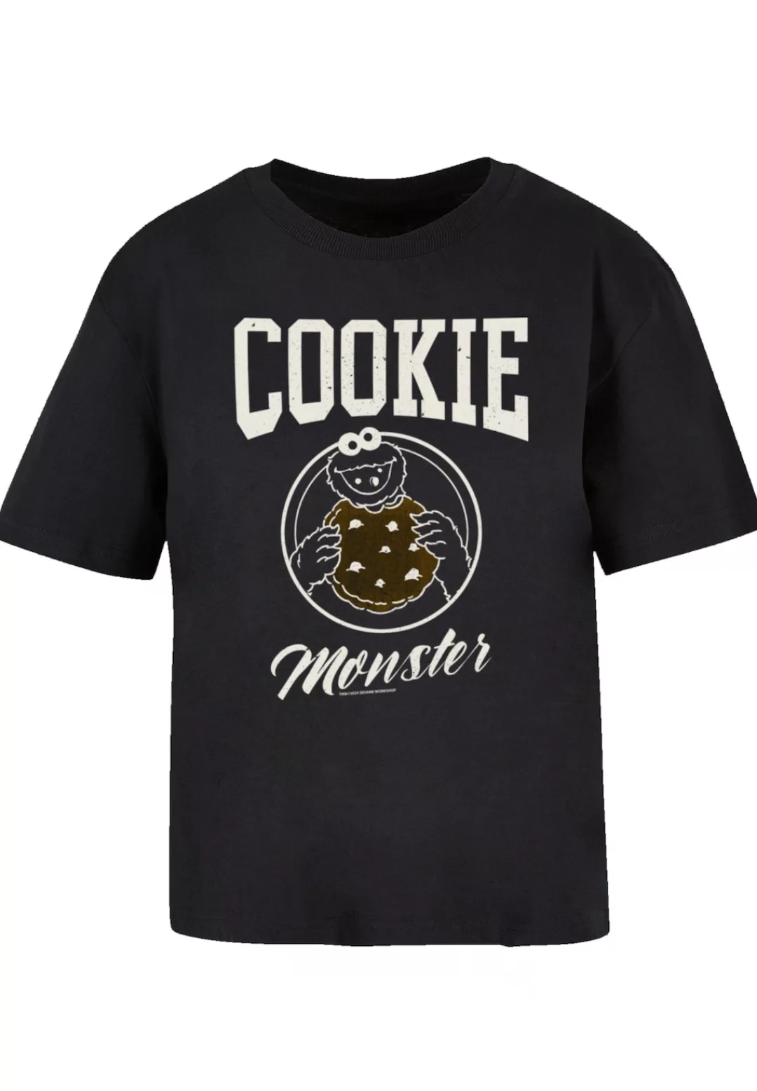 F4NT4STIC T-Shirt "Sesamstraße Cookie College", Premium Qualität günstig online kaufen