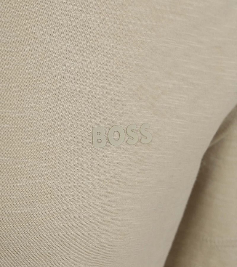 BOSS T-shirt Tegood Greige - Größe XL günstig online kaufen