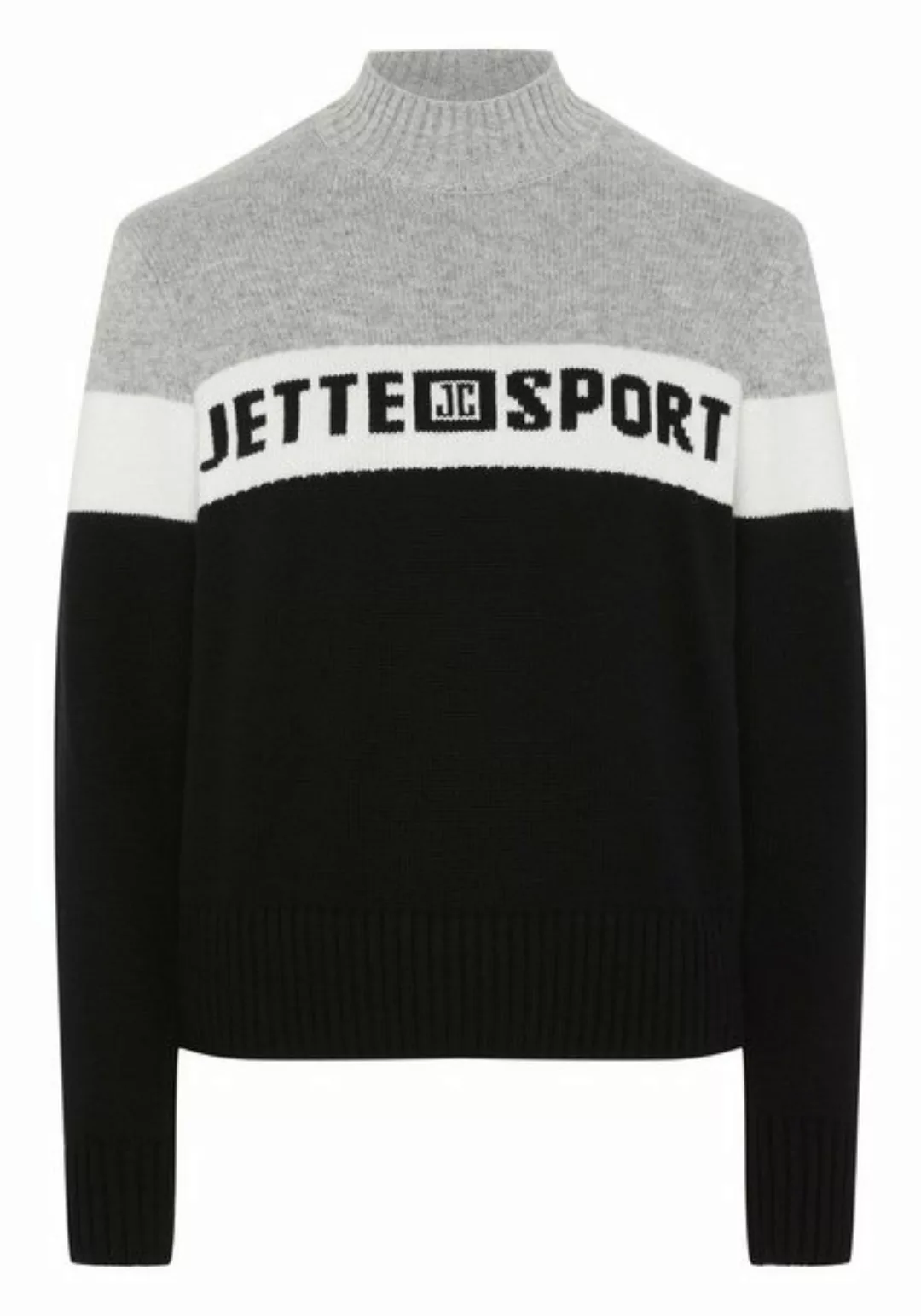 JETTE SPORT Strickpullover mit Logo-Schriftzug günstig online kaufen