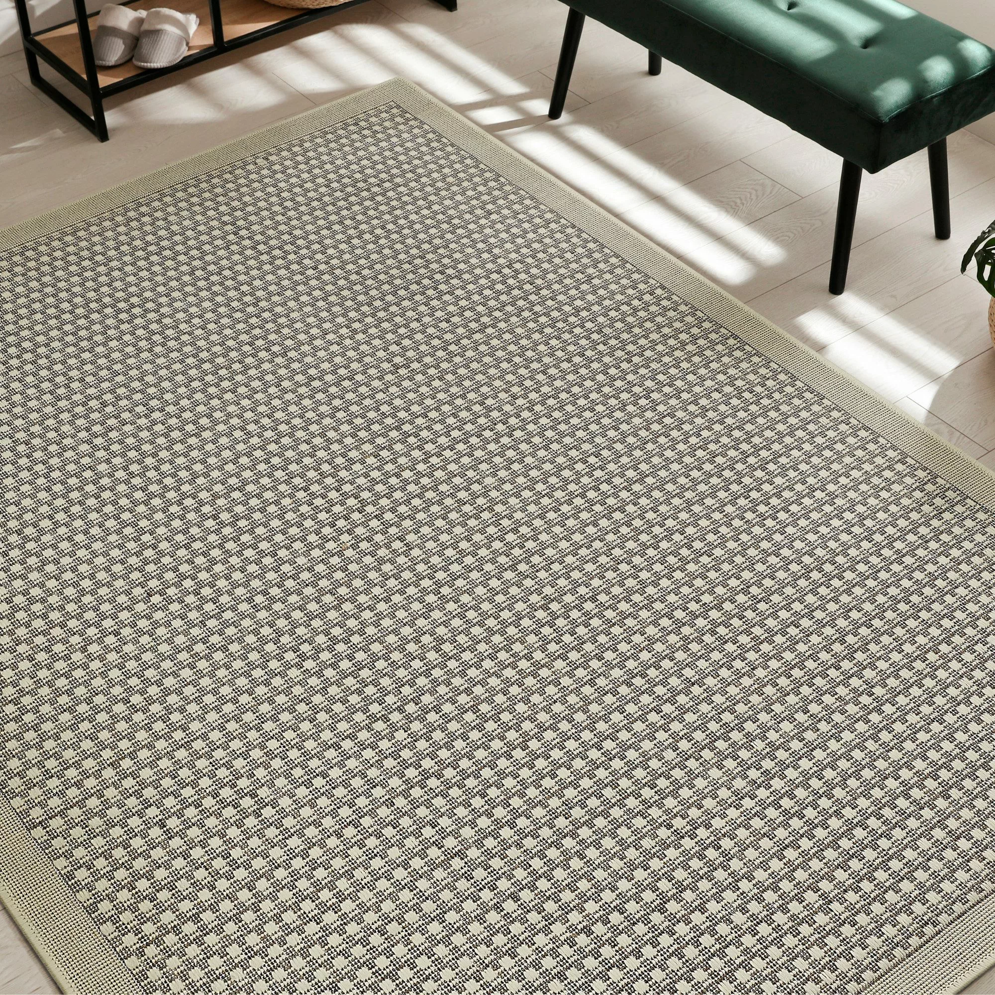Andiamo Teppich »Savannah«, rechteckig, 4 mm Höhe, Flachgewebe, In- und Out günstig online kaufen