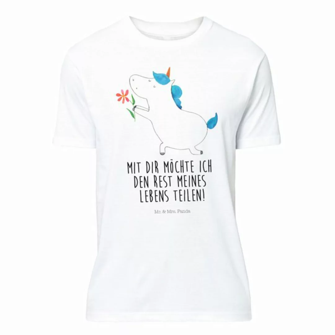 T-Shirt Einhorn Blume - Weiß - Shirt, T-Shirt (1-tlg) günstig online kaufen