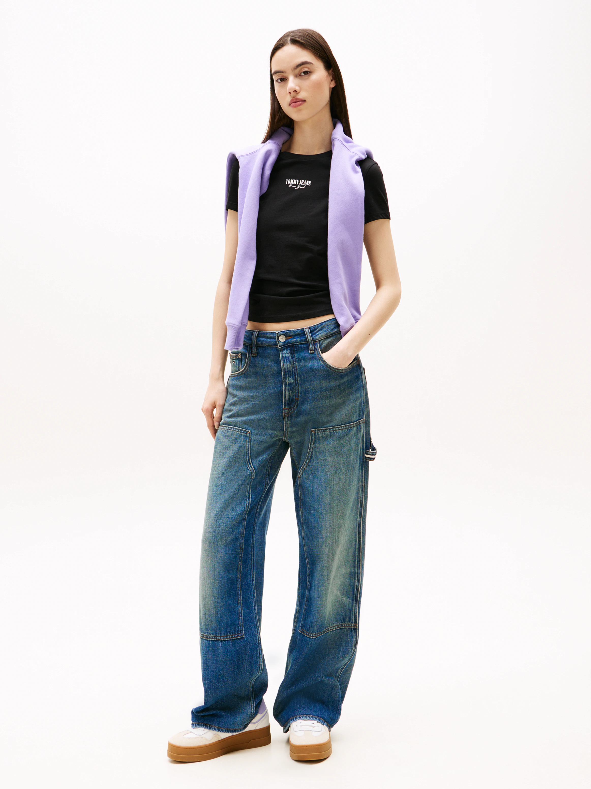 Tommy Jeans Kurzarmshirt TJW SLIM ESSENTIAL günstig online kaufen