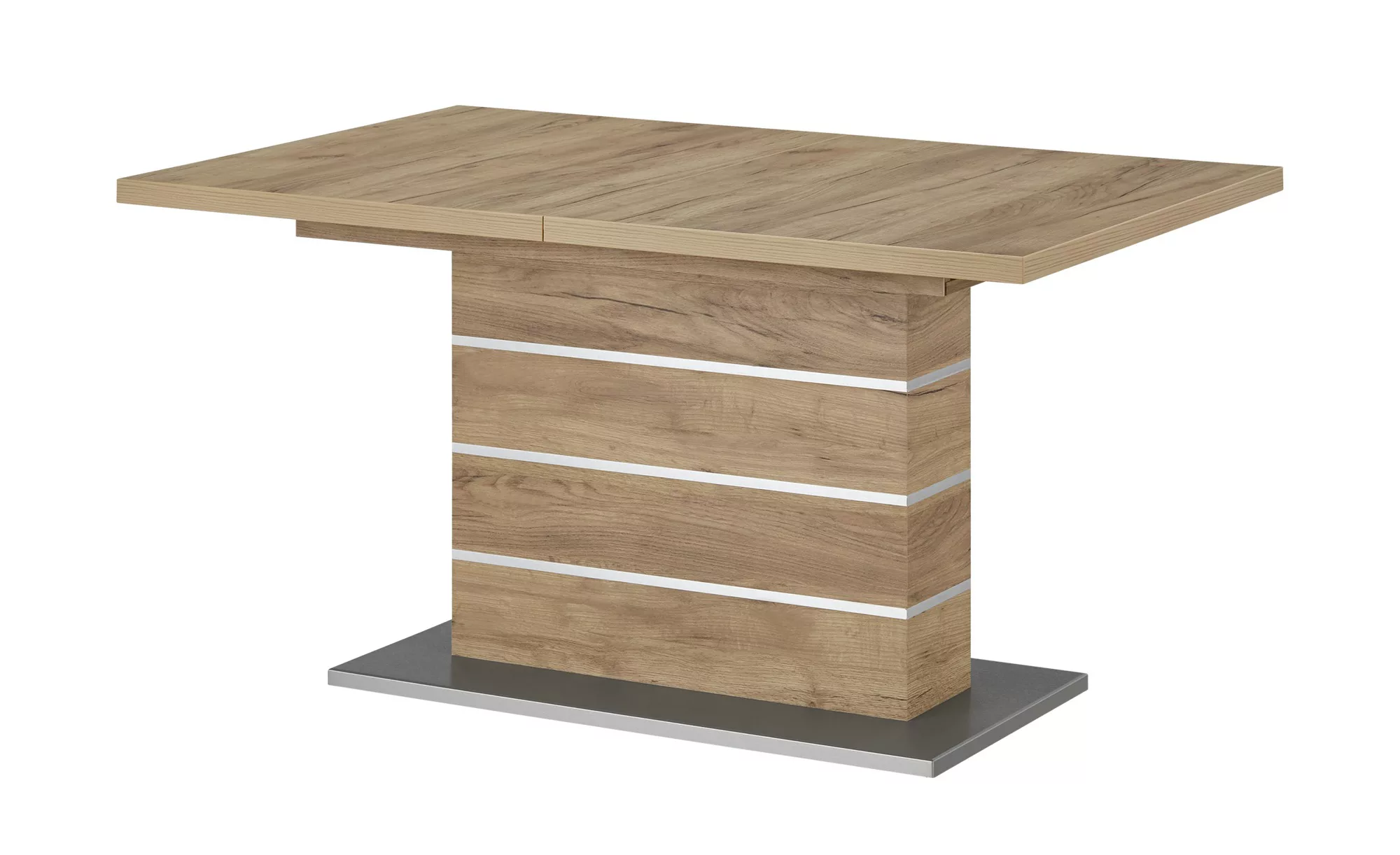 uno Säulentisch ausziehbar  Mira - holzfarben - 80 cm - 77 cm - Tische > Es günstig online kaufen