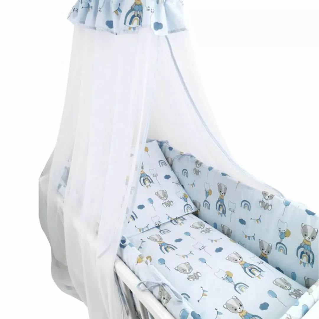 Baby-Delux Stubenbett Babywiege Komplettset, Schaukelwiege Weiß 90x40cm Kom günstig online kaufen