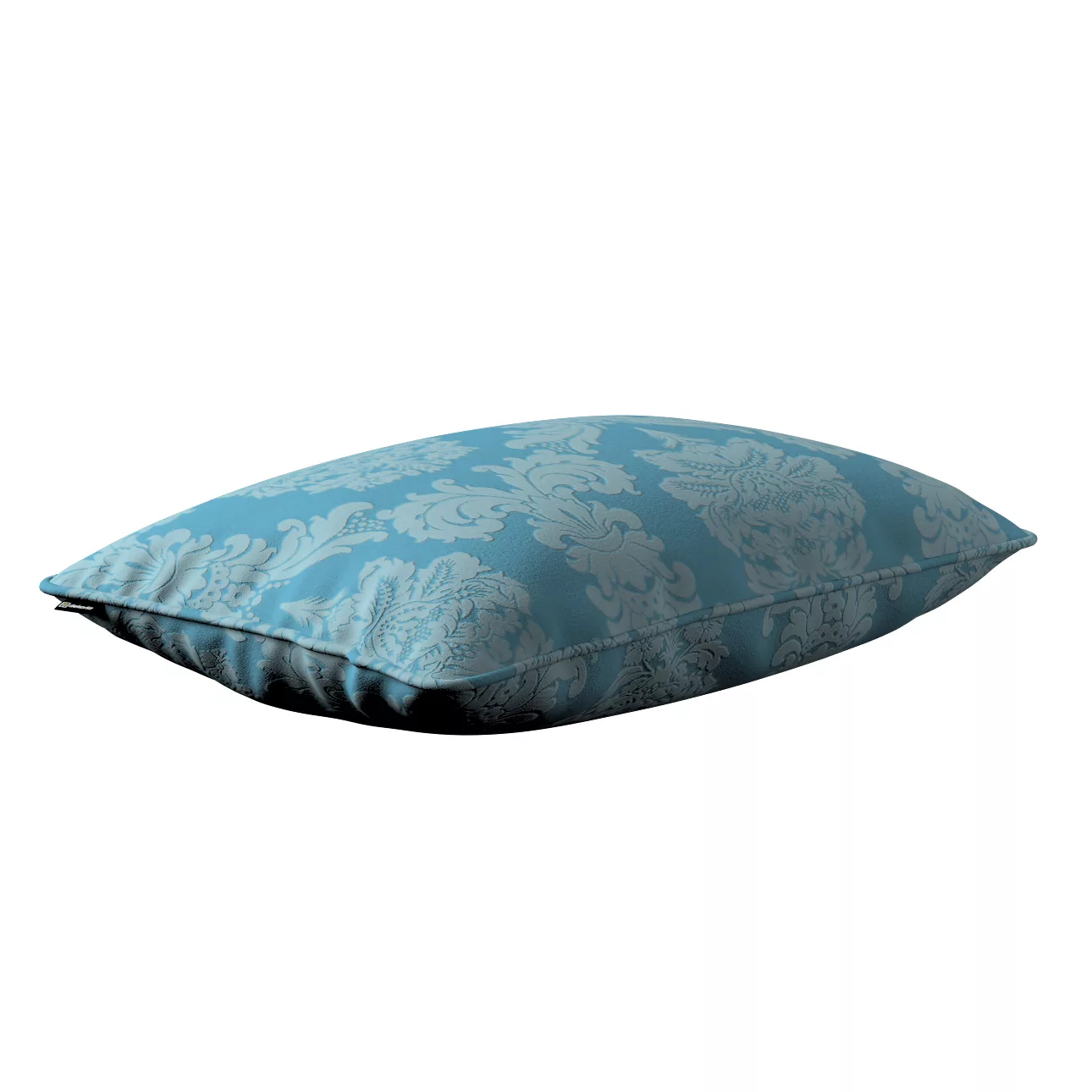 Kissenhülle Gabi mit Paspel 60x40cm, blau, 60 x 40 cm, Damasco (613-67) günstig online kaufen