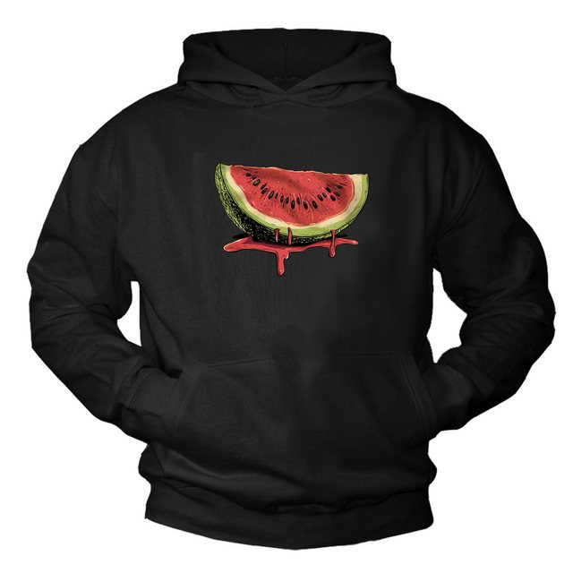 MAKAYA Kapuzenpullover Herren mit Aufdruck Wassermelone Pulli Sweatshirt (S günstig online kaufen