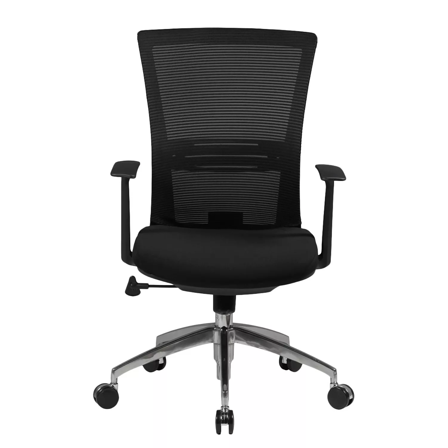 Bürostuhl Stoffbezug Schreibtischstuhl Armlehne schwarz Chefsessel 120kg Dr günstig online kaufen