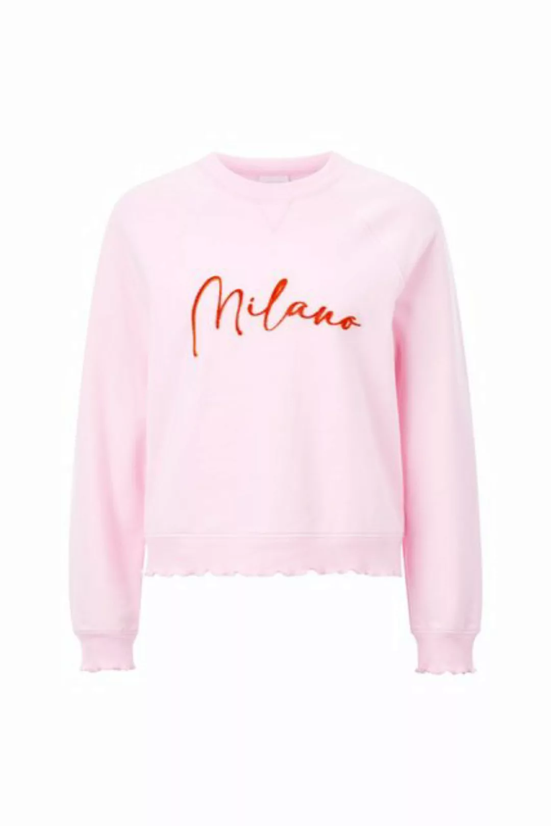 Rich & Royal Sweatshirt Sweatshirt with application Milano, pearl white günstig online kaufen