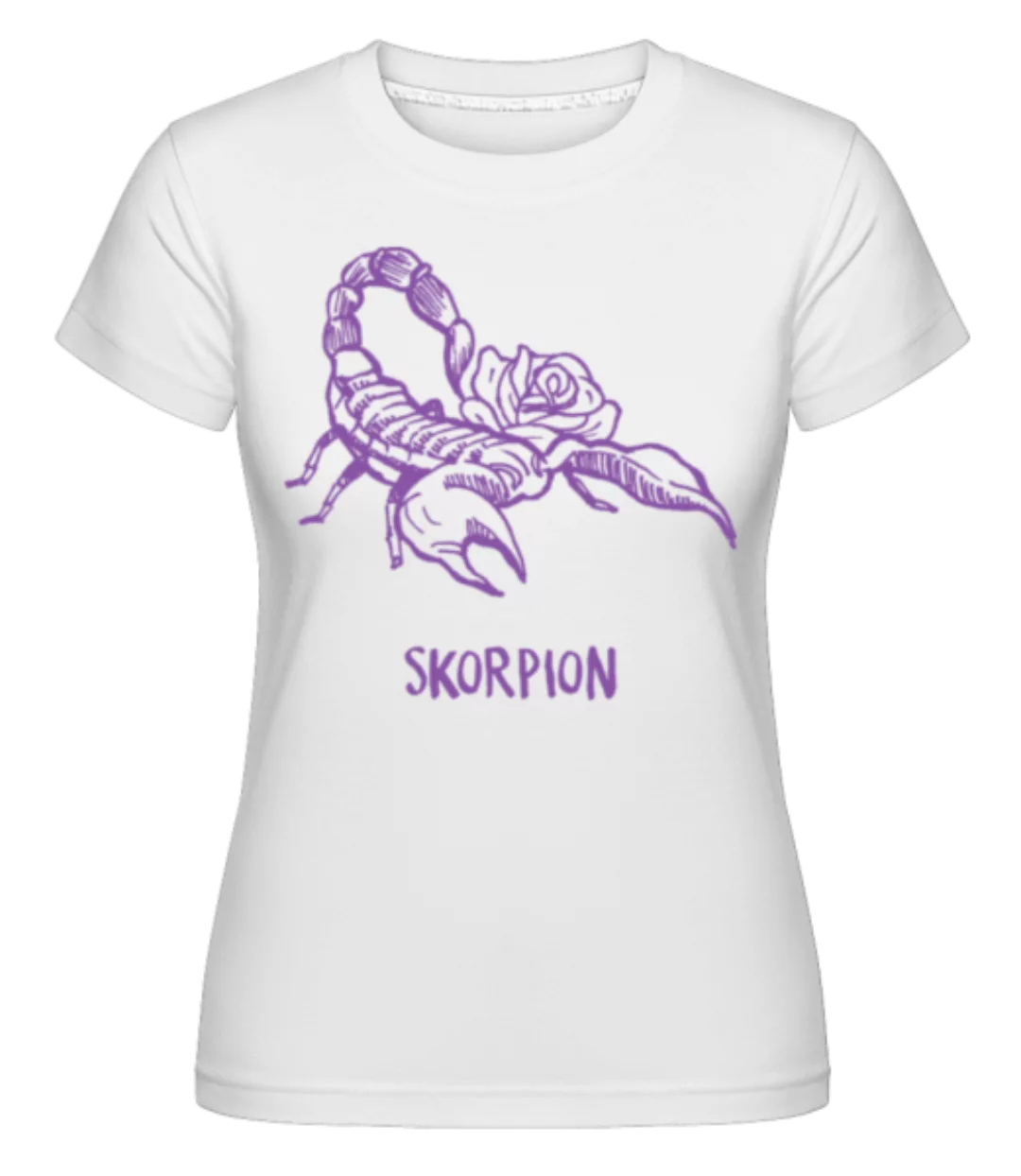 Kritzel Stil Sternzeichen Skorpion · Shirtinator Frauen T-Shirt günstig online kaufen