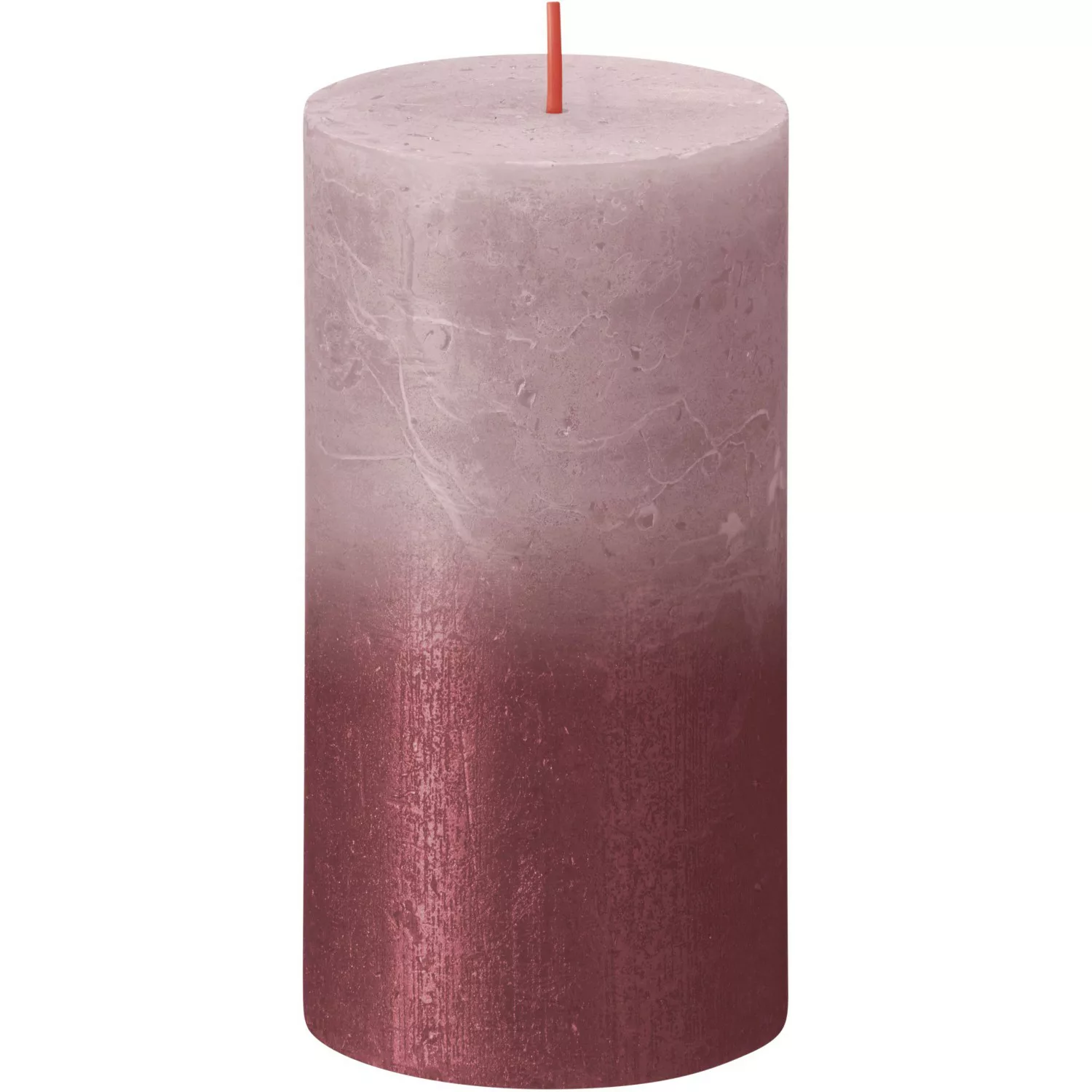Bolsius Rustik-Kerze Sunset 130/68 mm Eschenrose-Rot günstig online kaufen