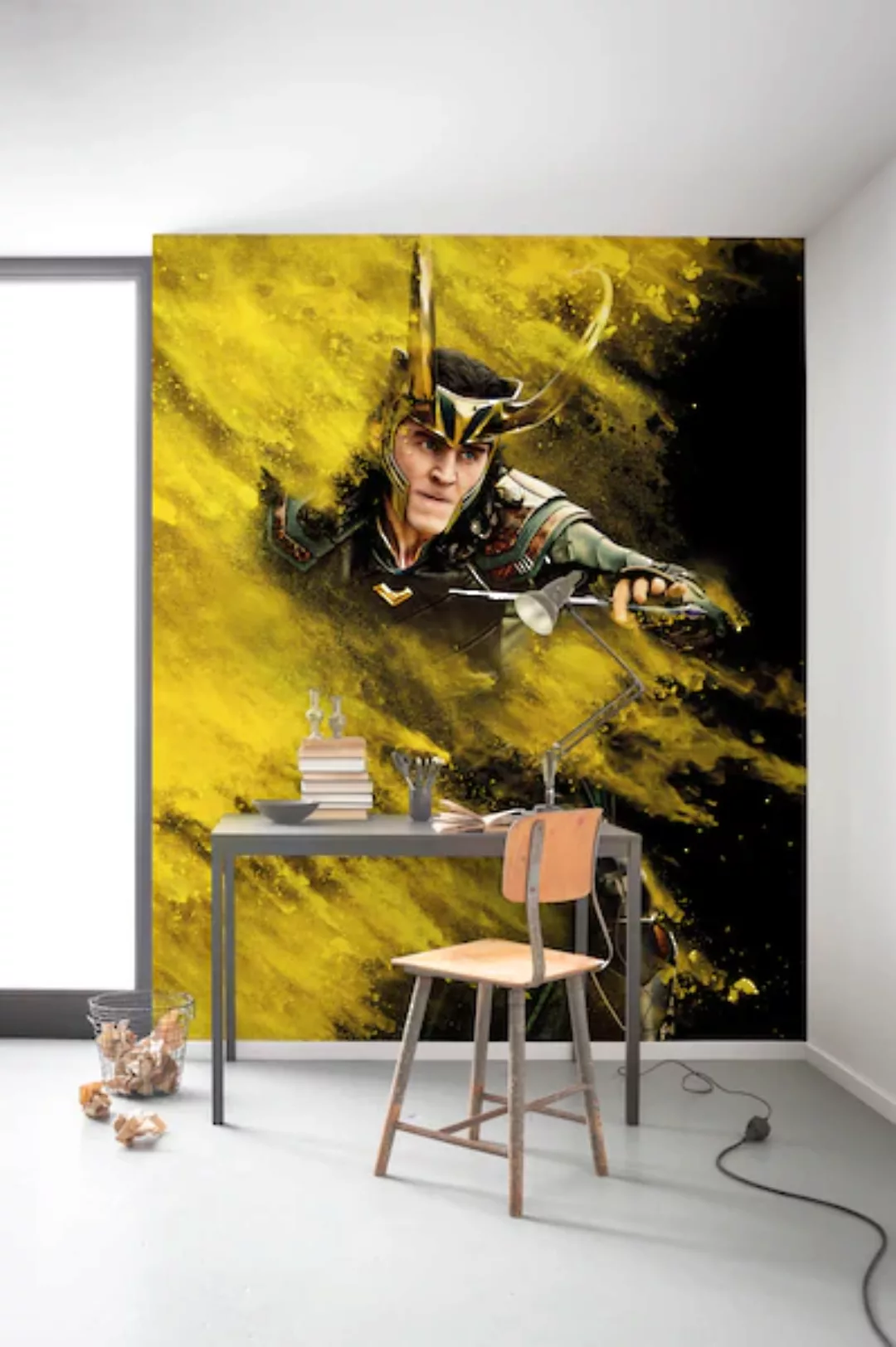 Komar Fototapete »Vlies Fototapete - Loki Yellow Dust - Größe 200 x 250 cm« günstig online kaufen