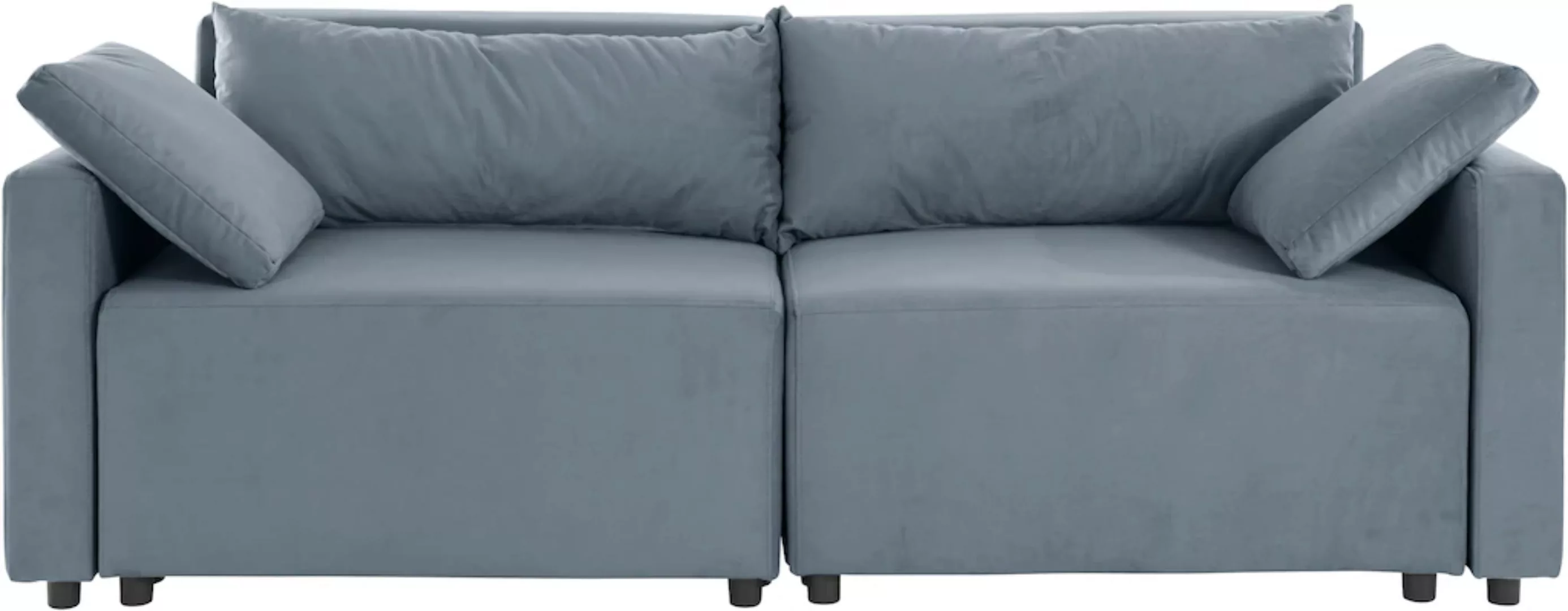 INOSIGN 2-Sitzer "Marva 2tlg.", beide Elemente ausziehbar für Bettfunktion, günstig online kaufen