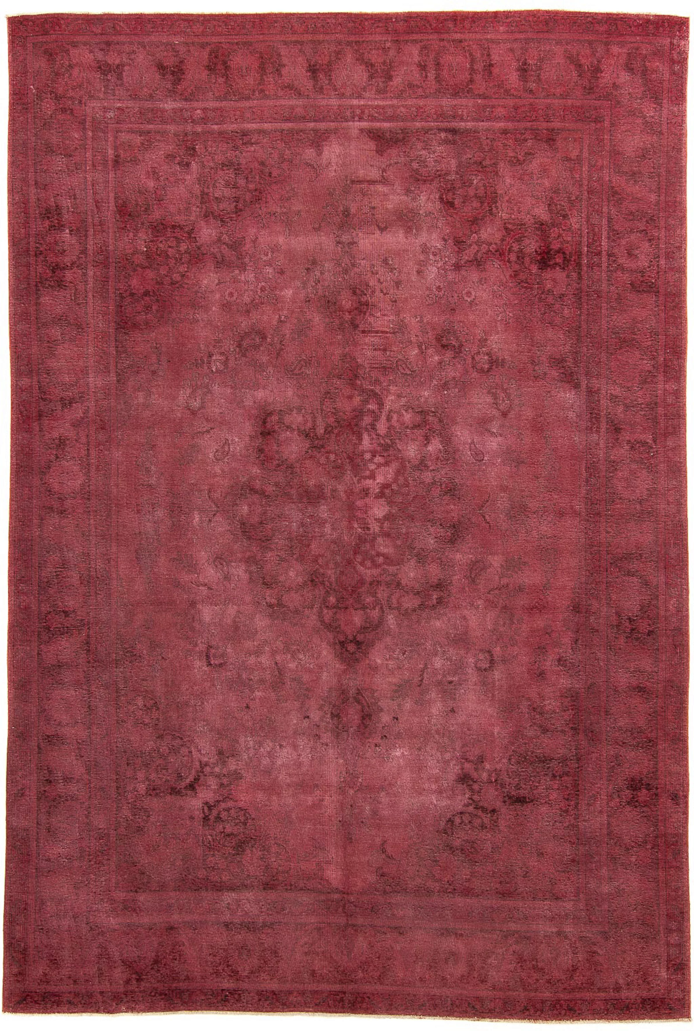 morgenland Teppich »Vintage - 383 x 285 cm - dunkelrot«, rechteckig, Wohnzi günstig online kaufen