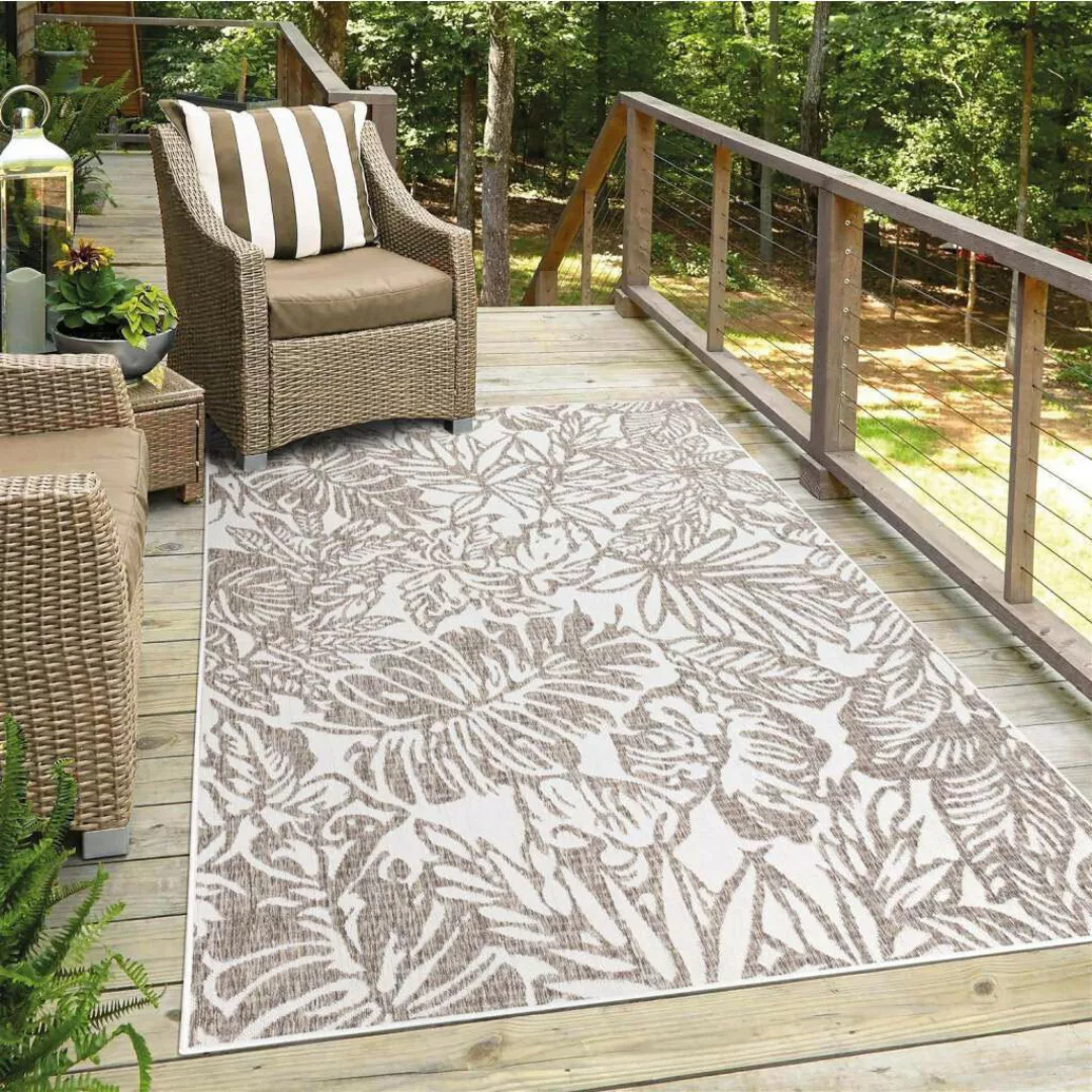 Carpet City Teppich »Outdoor«, rechteckig, UV-beständig, Flachgewebe, auch günstig online kaufen