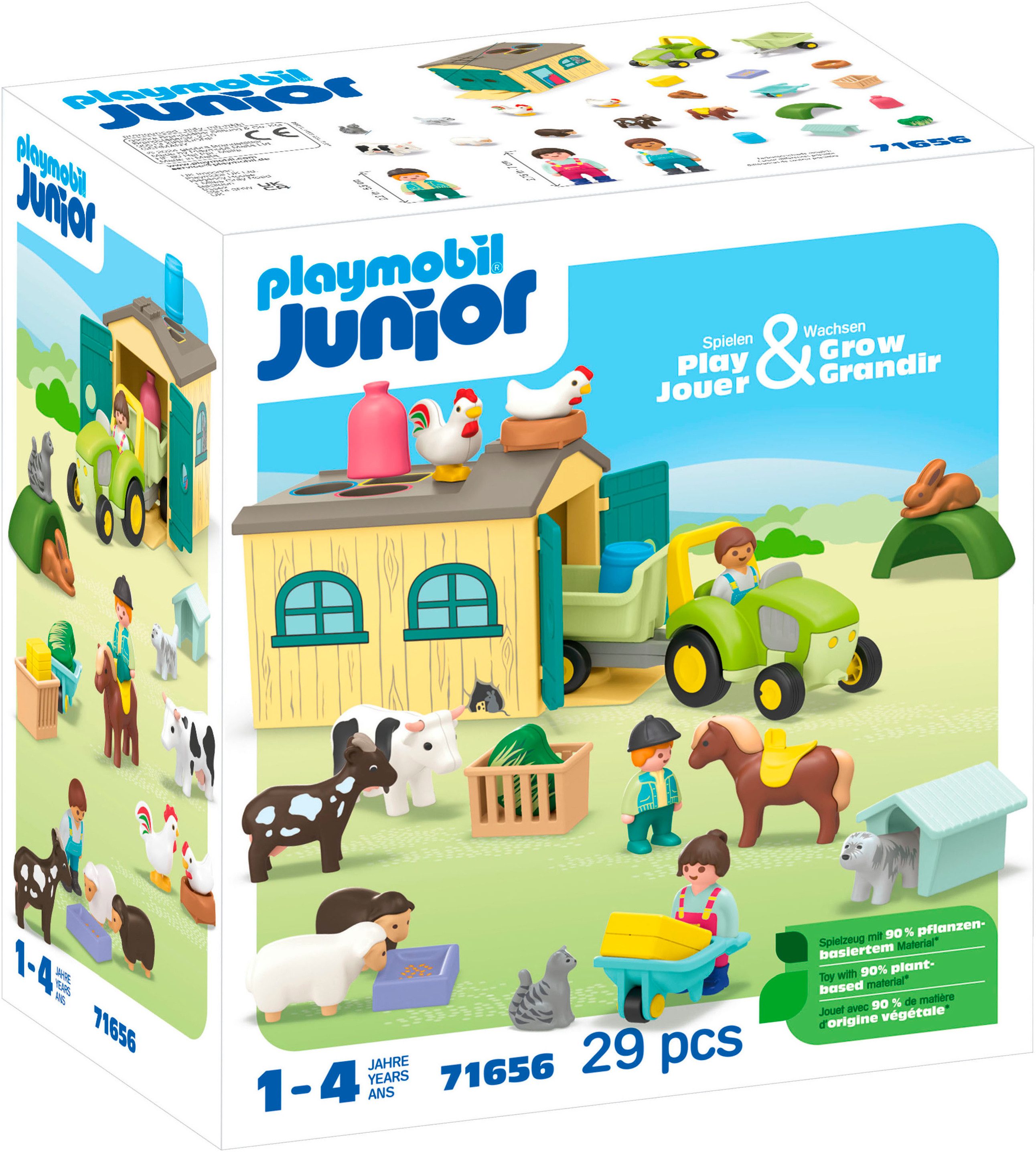 Playmobil® Bauernhof-Abenteuer mit Traktor, Anhänger u. günstig online kaufen