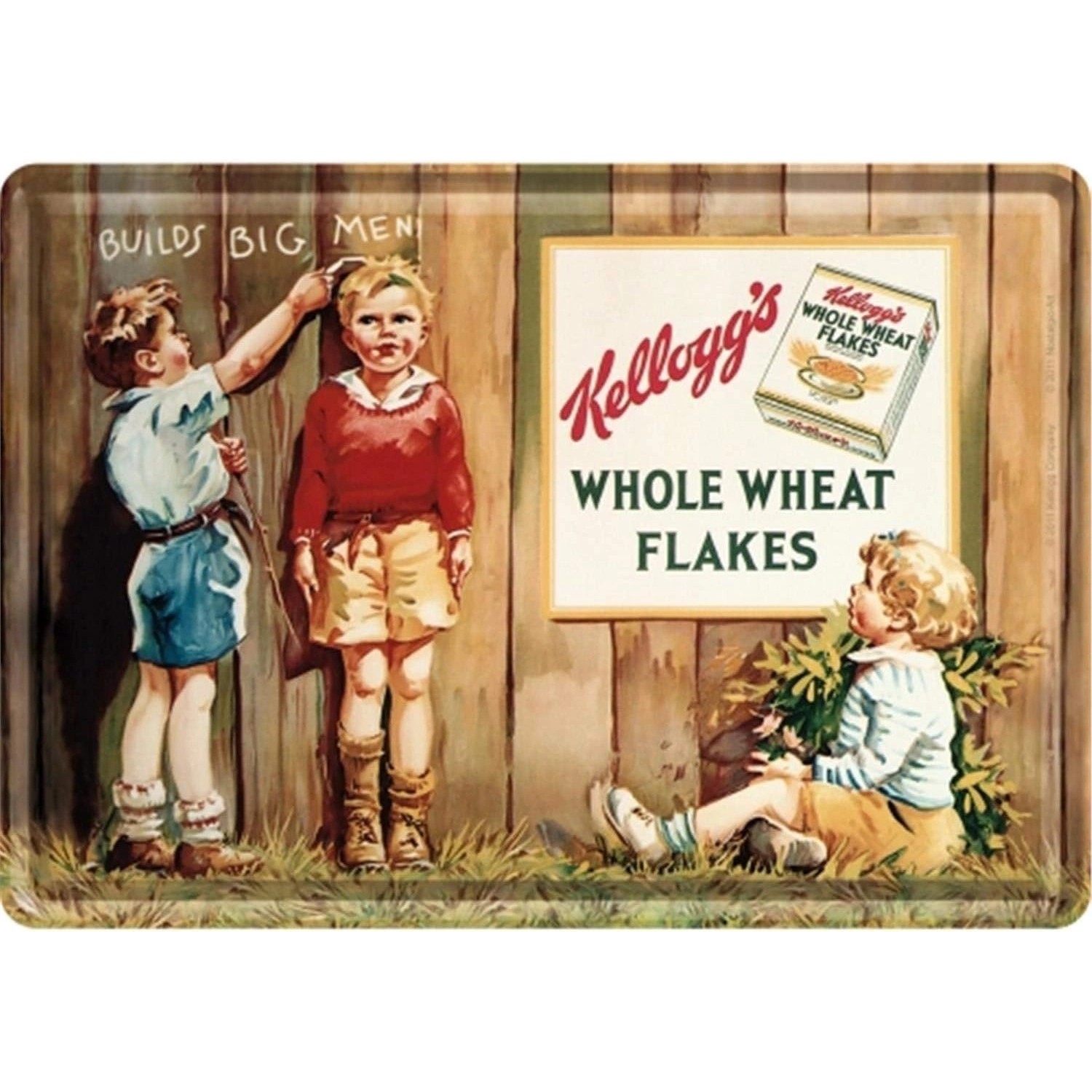 Nostalgic-Art Blechpostkarte - Kellogg's 3 Kids günstig online kaufen