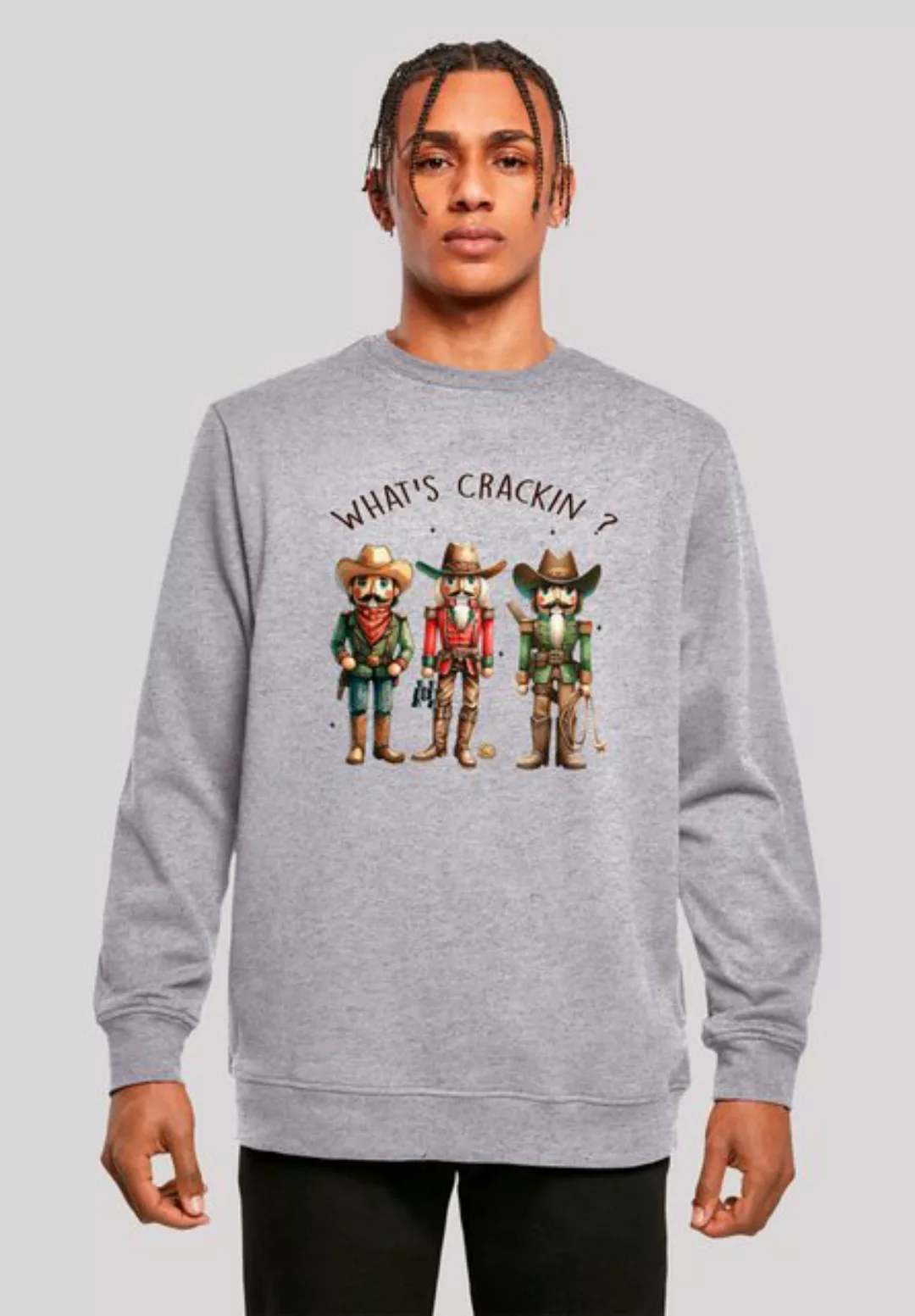 F4NT4STIC Sweatshirt Whats Crackin Nutcrackers Cowboys Cute Weihnacht Premi günstig online kaufen