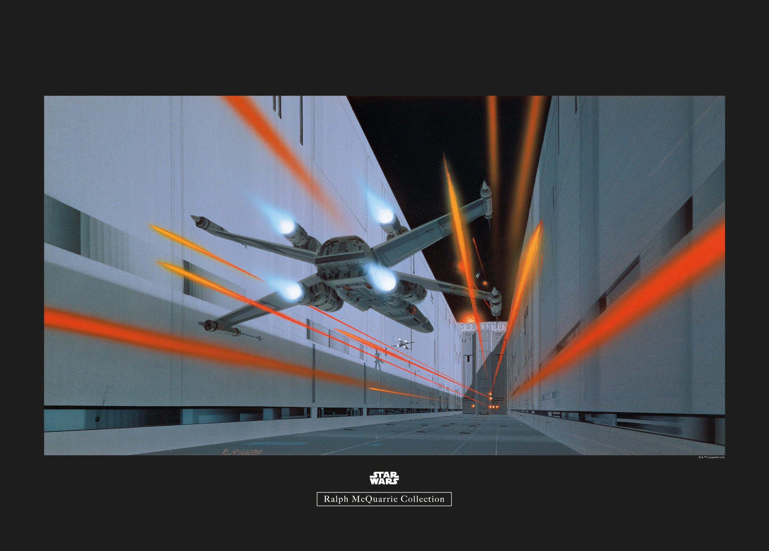Komar Poster "Star Wars Classic RMQ Death Star Trench", Star Wars, (1 St.), günstig online kaufen