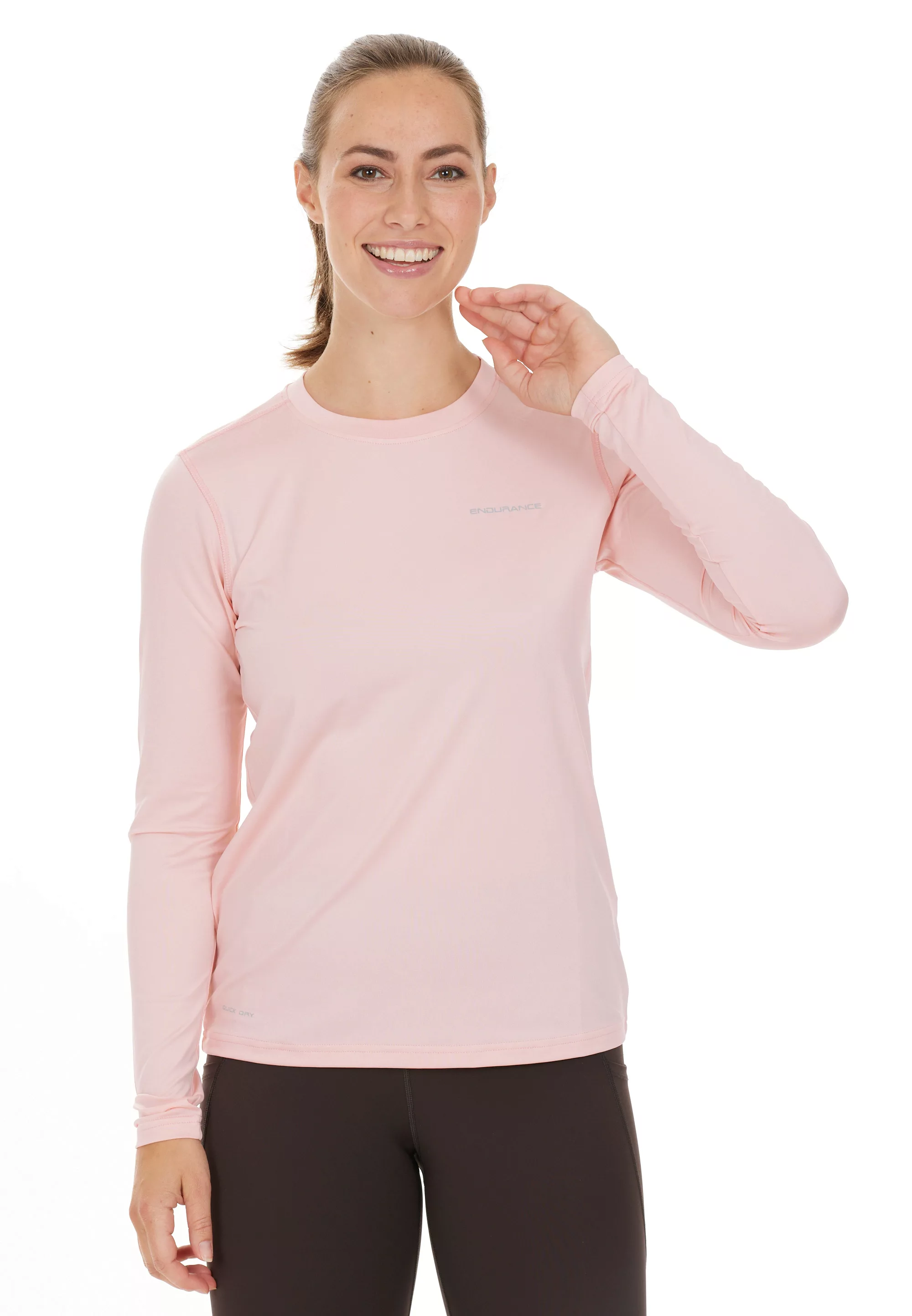 ENDURANCE Langarmshirt "Yonan", (1 tlg.), mit innovativer QUICK DRY-Technol günstig online kaufen