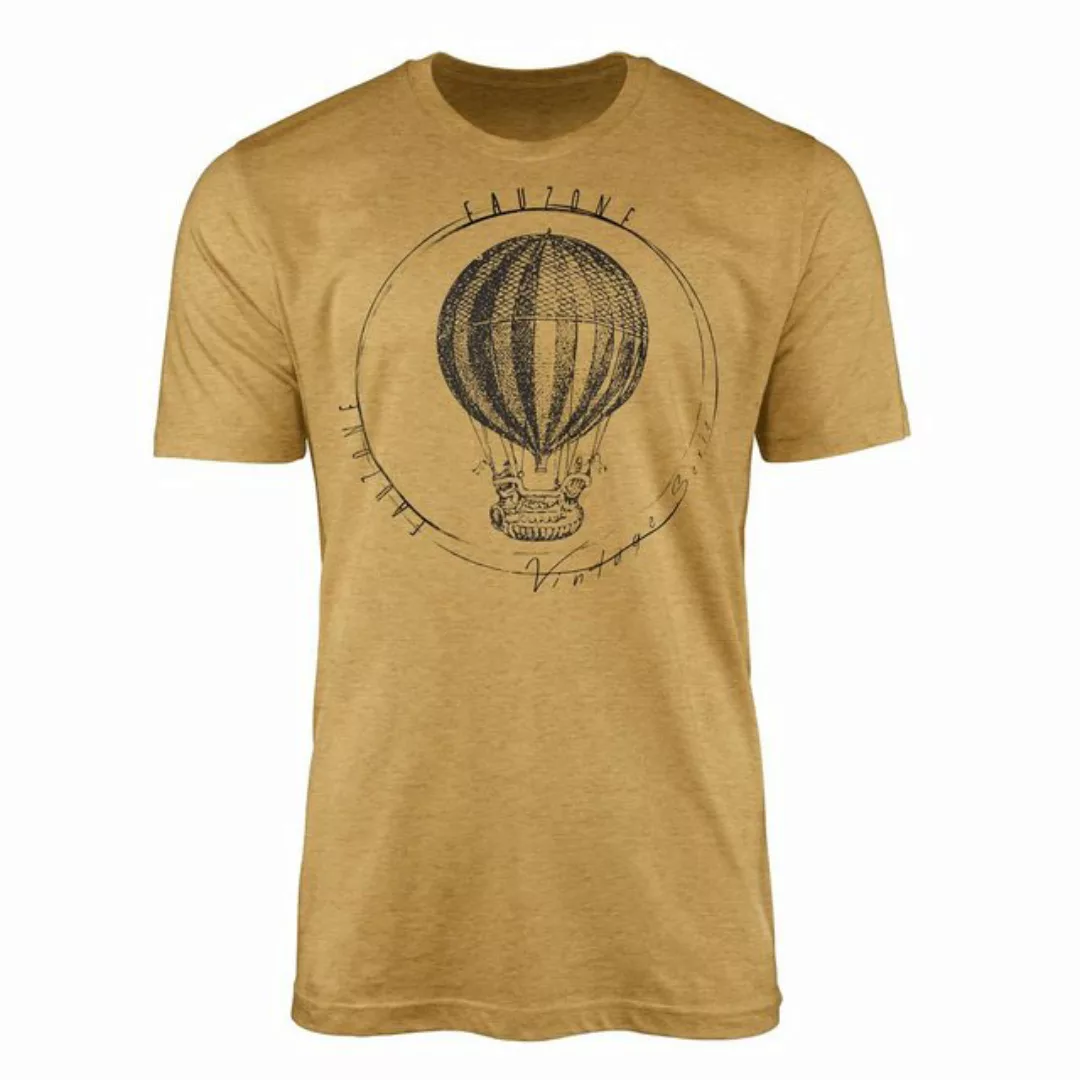 Sinus Art T-Shirt Vintage Herren T-Shirt Heizluftballon günstig online kaufen