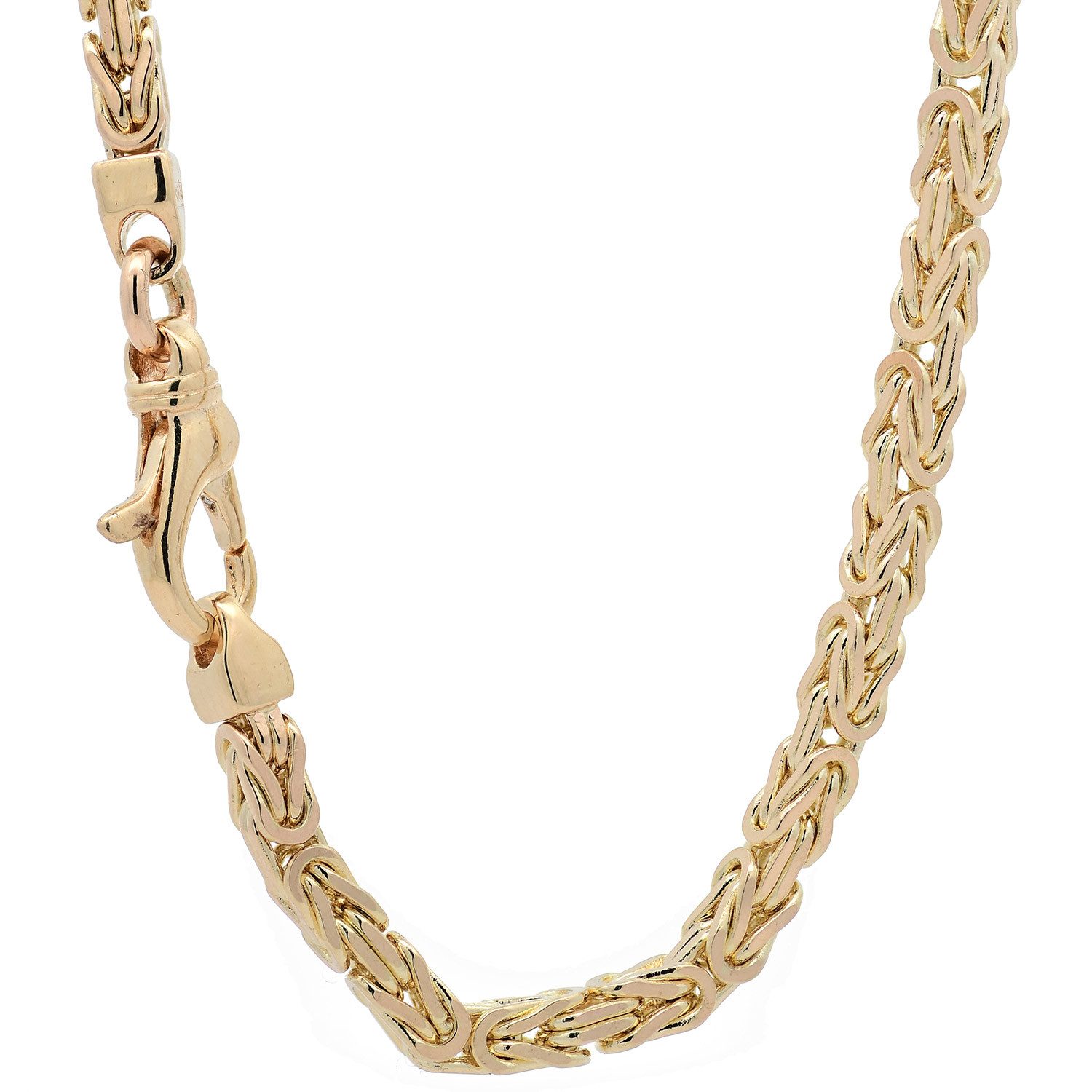 HOPLO Goldkette Goldkette Königskette Länge 21cm günstig online kaufen