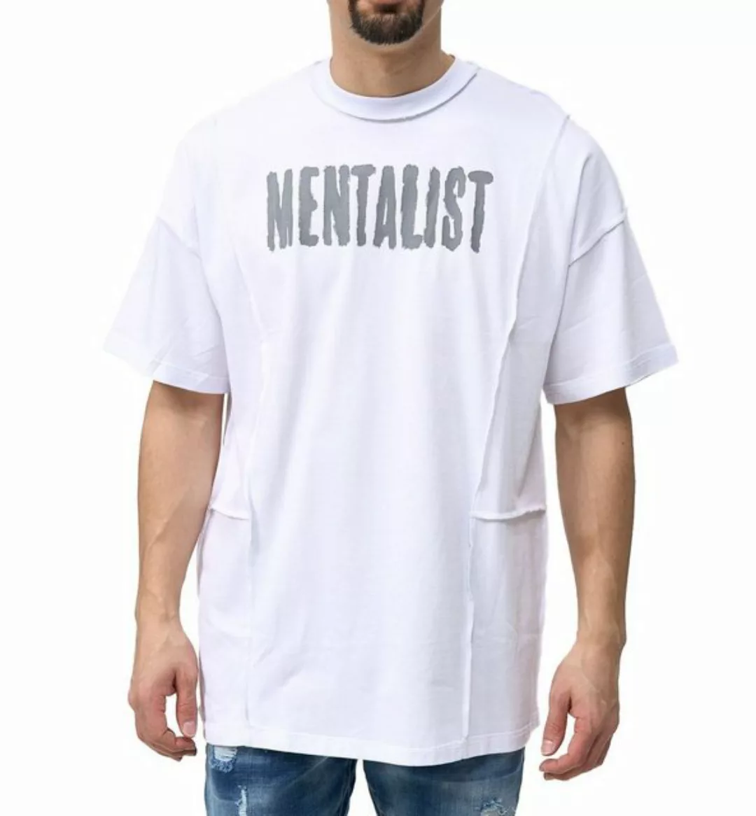 Denim House T-Shirt Herren T-Shirt in Oversize mit feinem Schriftzug Loose- günstig online kaufen
