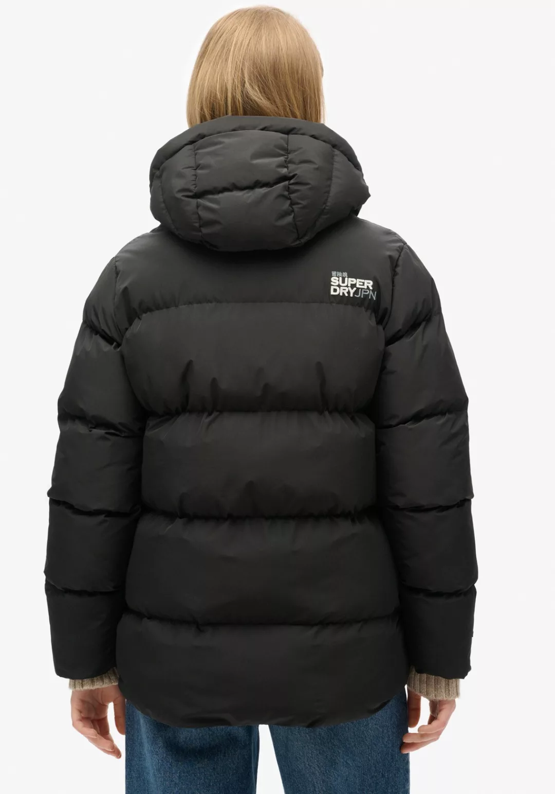 Superdry Steppjacke "HOODED 5 BAFFLE SPORTS PUFFER", mit Kapuze günstig online kaufen