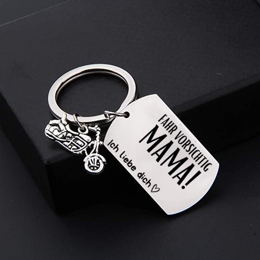 Geschenkehöhle Schlüsselanhänger mit Gravur Schlüsselanhänger Motorrad günstig online kaufen