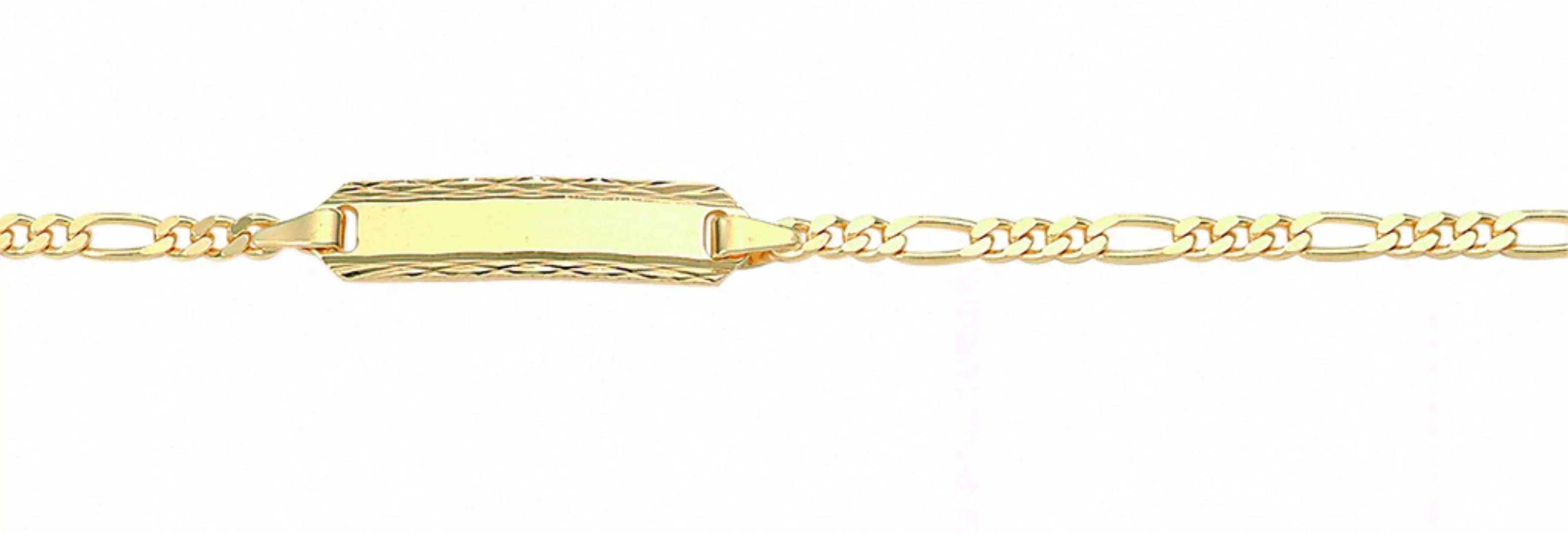 Adelia´s Goldarmband "333 Gold Figaro Armband 14 cm", 333 Gold Goldschmuck günstig online kaufen