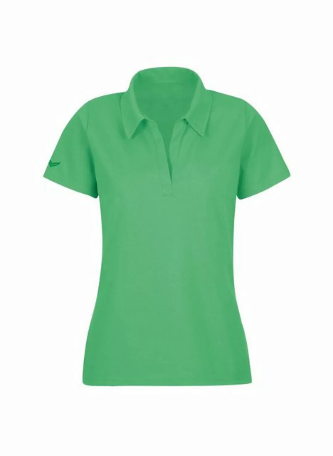 Trigema Poloshirt TRIGEMA Poloshirt ohne Knopfleiste (1-tlg) günstig online kaufen