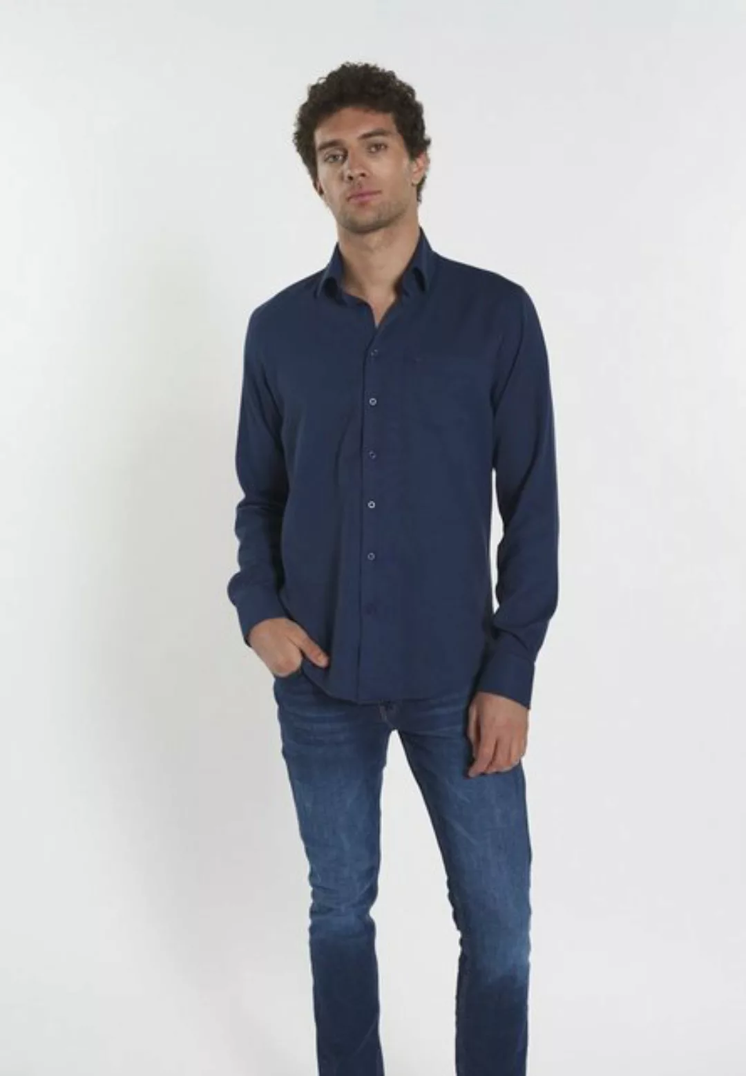 DENIM CULTURE Langarmhemd MAXIMILLIAN (1-tlg) günstig online kaufen