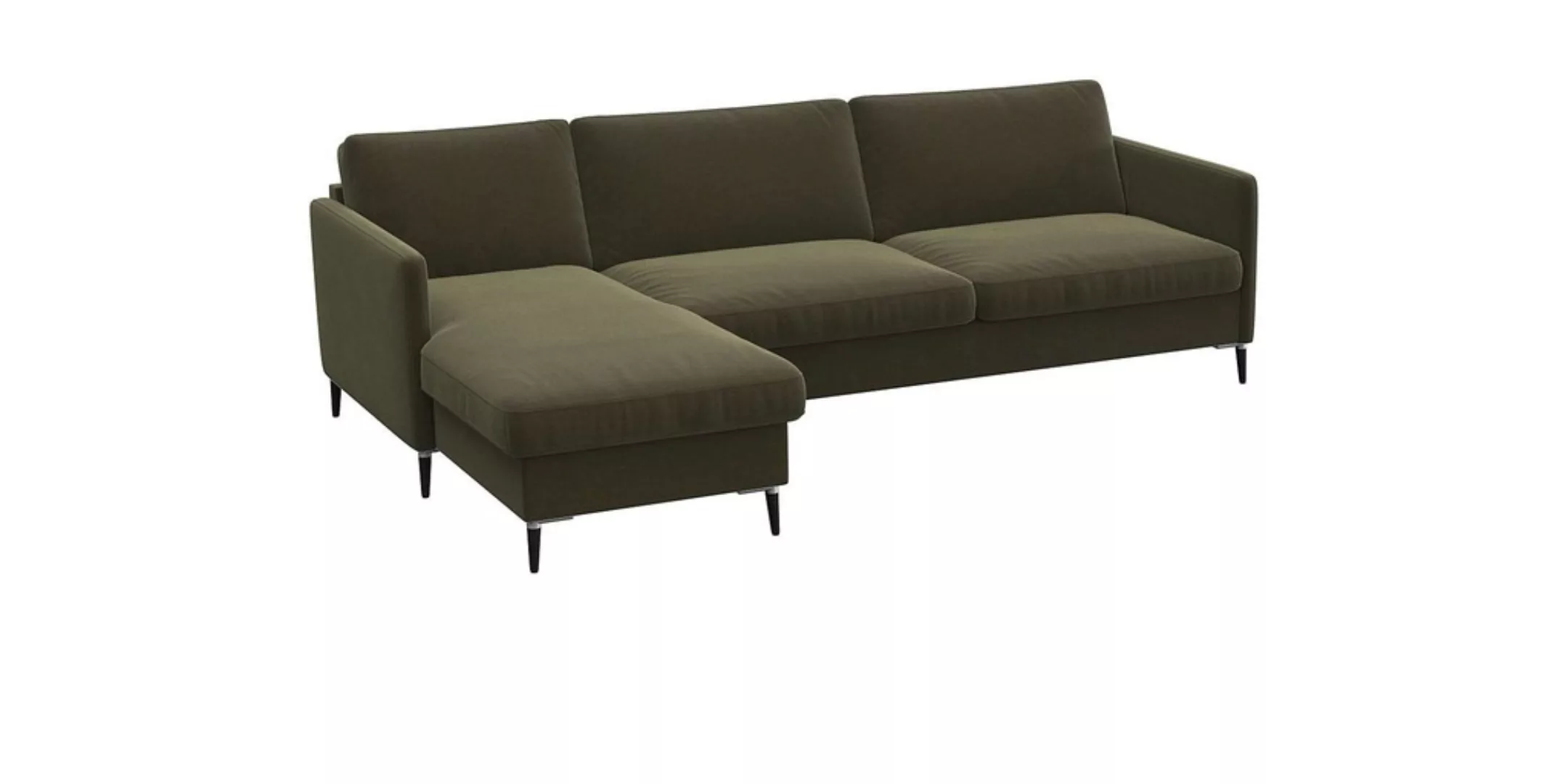 FLEXLUX Ecksofa "Fiore, super Sitzkomfort durch Kaltschaum im Sitz, L-Form" günstig online kaufen