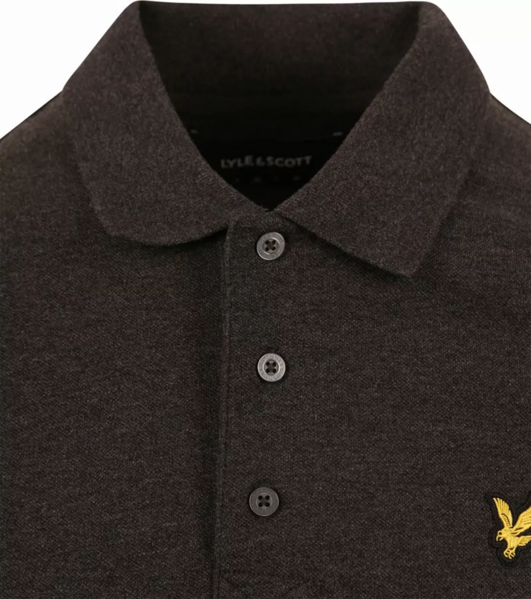 Lyle and Scott Poloshirt Charcoal - Größe S günstig online kaufen