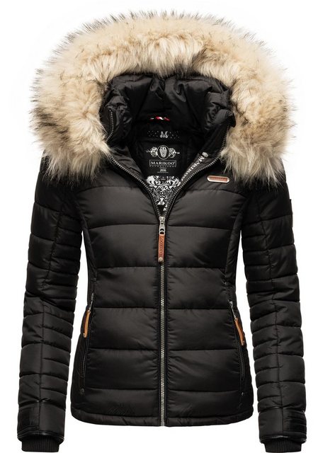 Marikoo Winterjacke Lerikaa Winter Steppjacke mit abnehmbarem Kunstfell günstig online kaufen