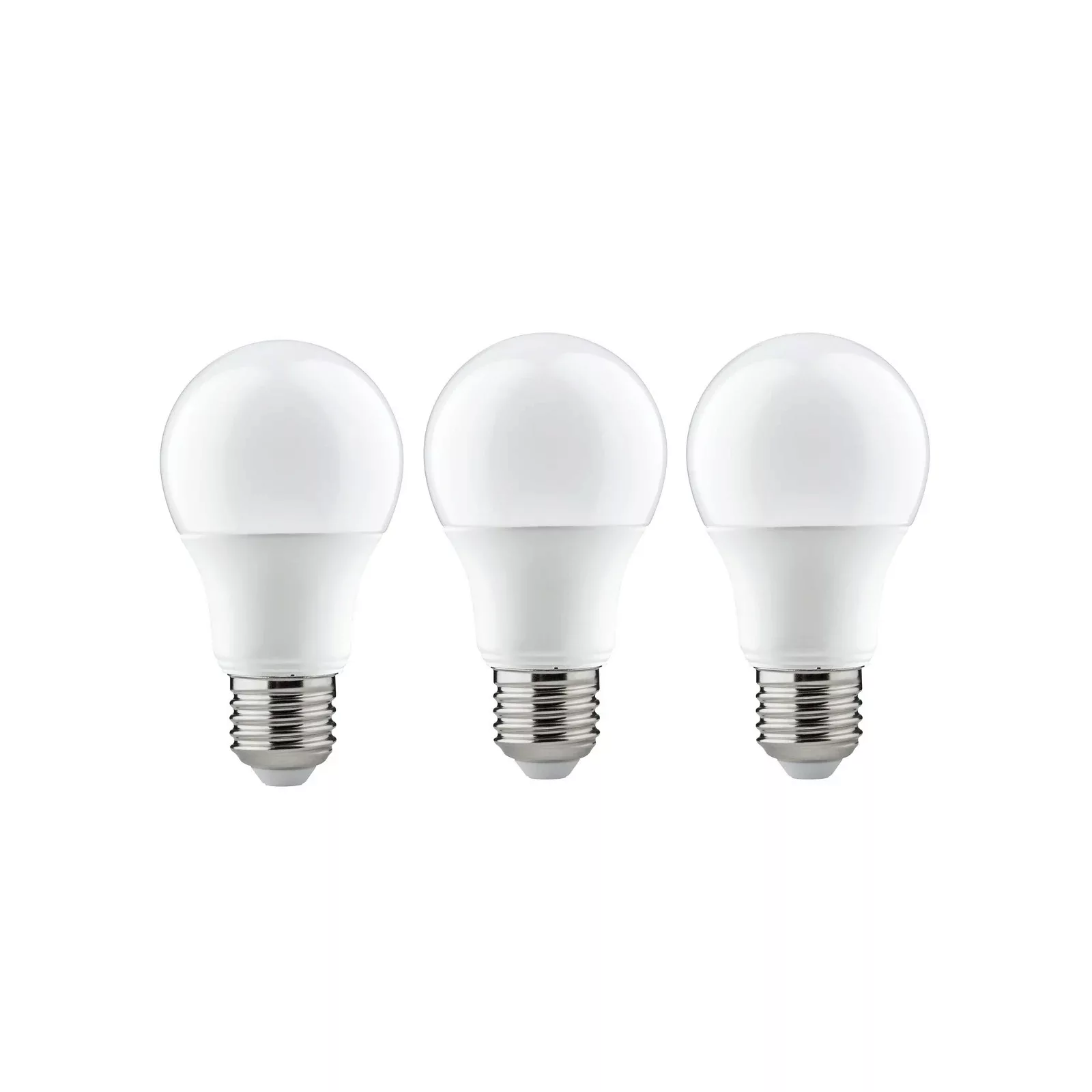 LED 3-er Pack, AGL E27 6,5W, 470lm, 2700K - weiß - 11 cm - Lampen & Leuchte günstig online kaufen