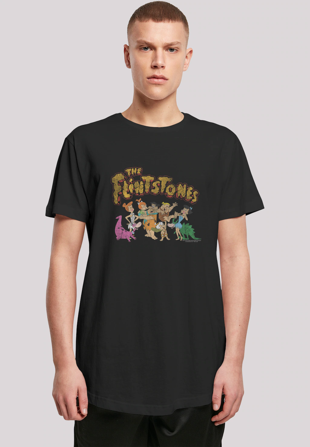 F4NT4STIC T-Shirt "Familie Feuerstein The Flintstones", Herren,Premium Merc günstig online kaufen