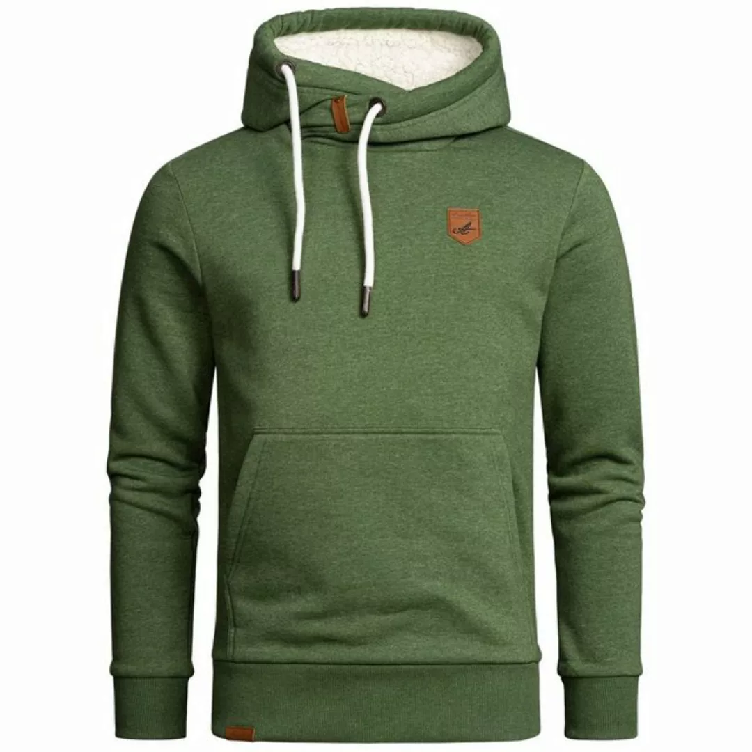 Amaci&Sons Kapuzenpullover YONKERS Kapuzenpullover mit Plüsch-Kapuze Herren günstig online kaufen