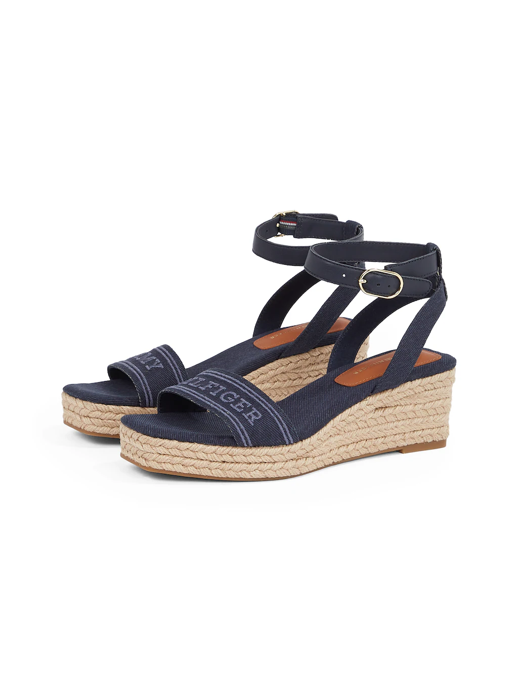 Tommy Hilfiger Keilsandalette "TOMMY HILFIGER ESPAD MID WEDGE", Riemchensan günstig online kaufen