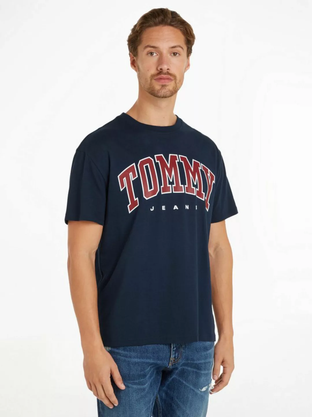 Tommy Jeans T-Shirt TJM REG ARCH VARSITY TEE EXT mit Logoprint günstig online kaufen