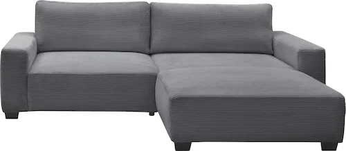 ED EXCITING DESIGN Ecksofa "Elba L-Form", frei im Raum stellbar, mit 2 Rück günstig online kaufen