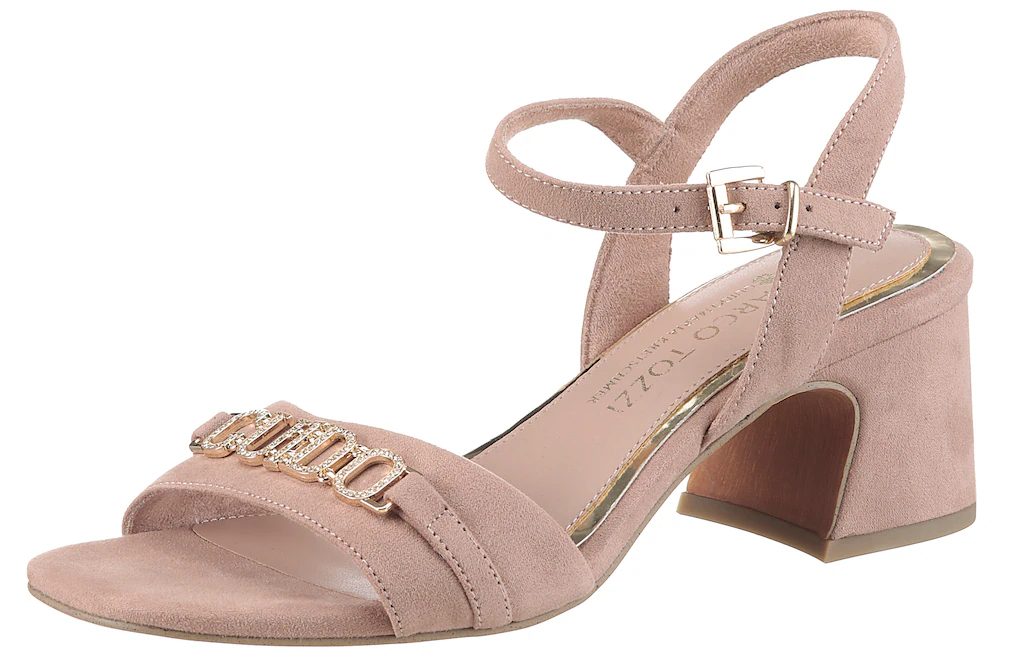 MARCO TOZZI by GMK Sandalette, Blockabsatz, Riemchensandale, Abendschuh mit günstig online kaufen