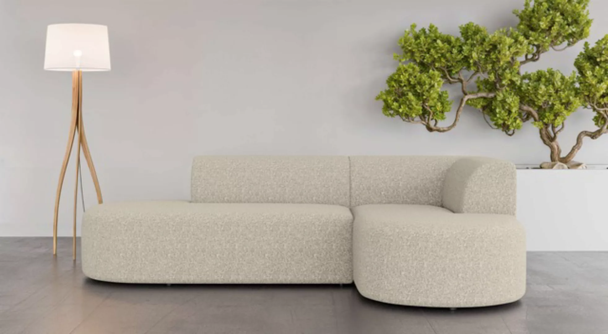andas Ecksofa »Ecksofa Tvinne mit Ottomane links oder rechts bestellbar«, L günstig online kaufen