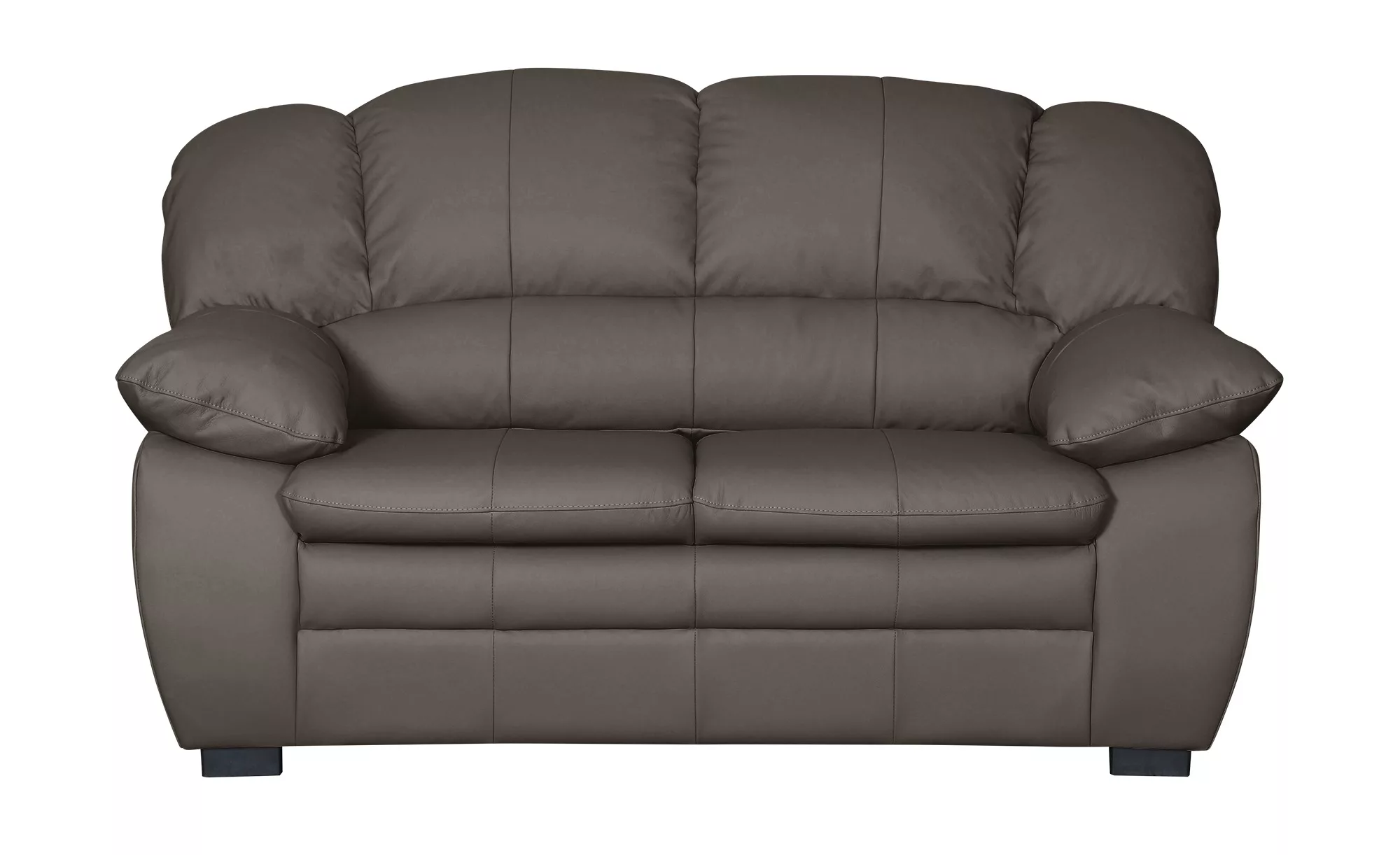 uno Ledersofa  Casino - braun - 159 cm - 88 cm - 92 cm - Polstermöbel > Sof günstig online kaufen