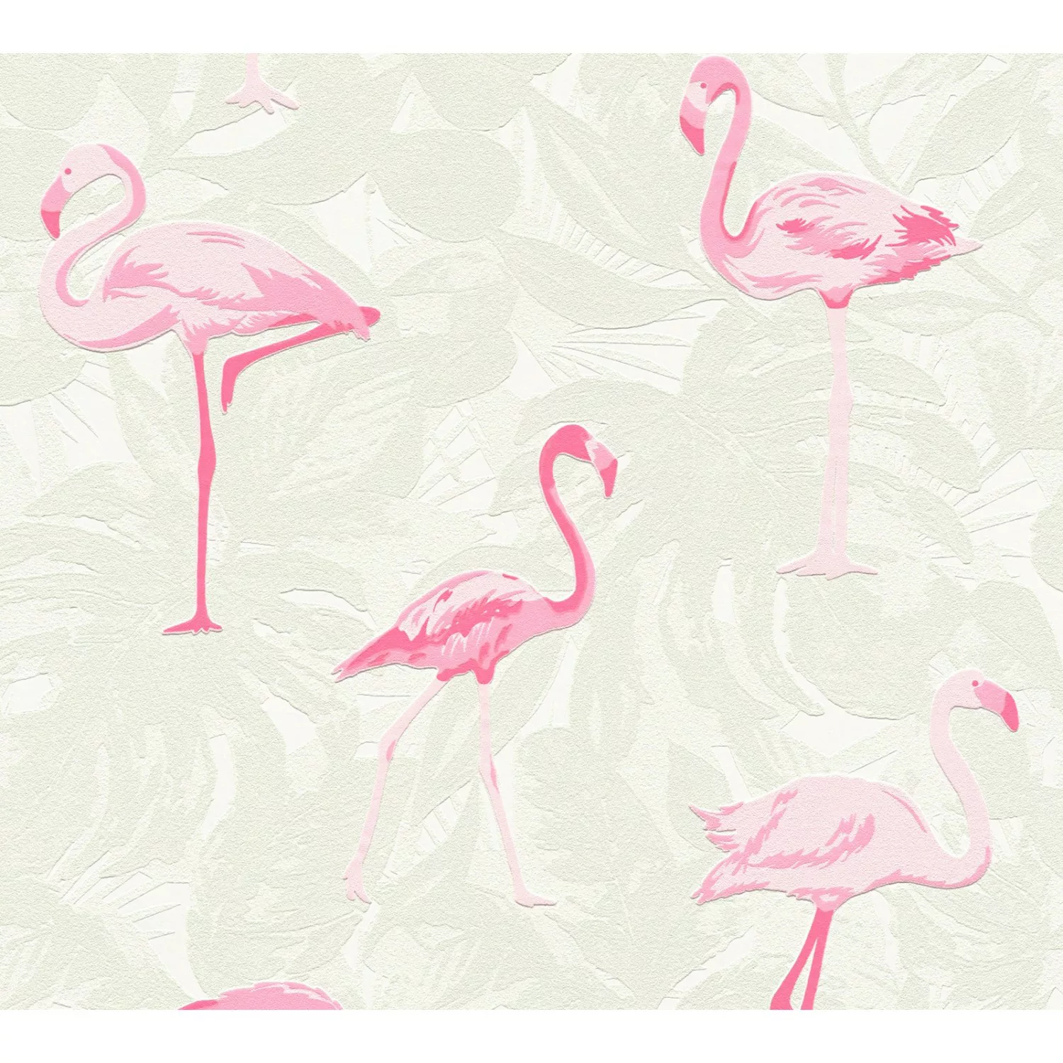 Bricoflor Flamingo Tapete als Panel Selbstklebende Tapete mit Exotischem Pa günstig online kaufen