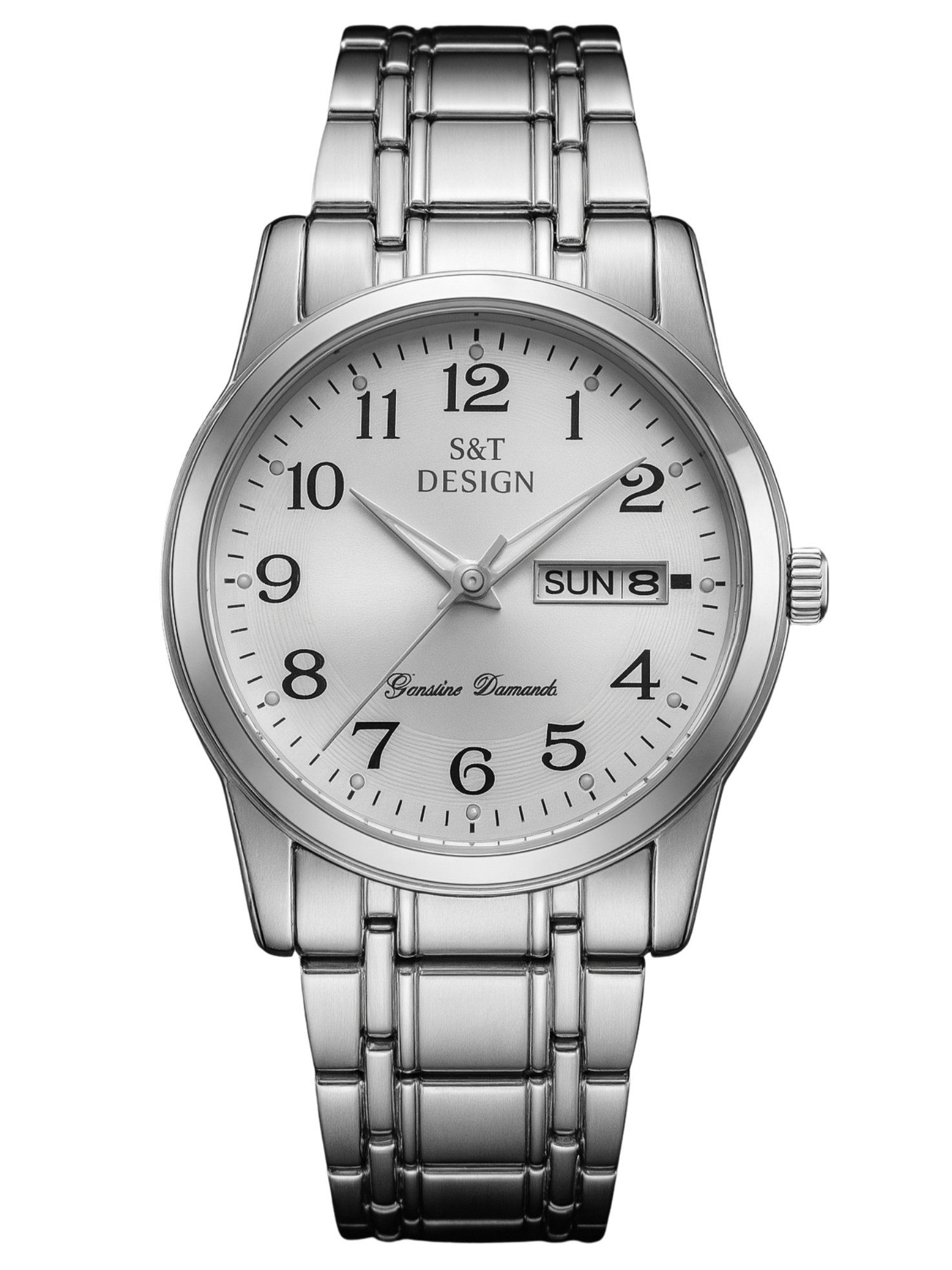 S&T Design Quarzuhr Herren Uhr Edelstahl günstig online kaufen
