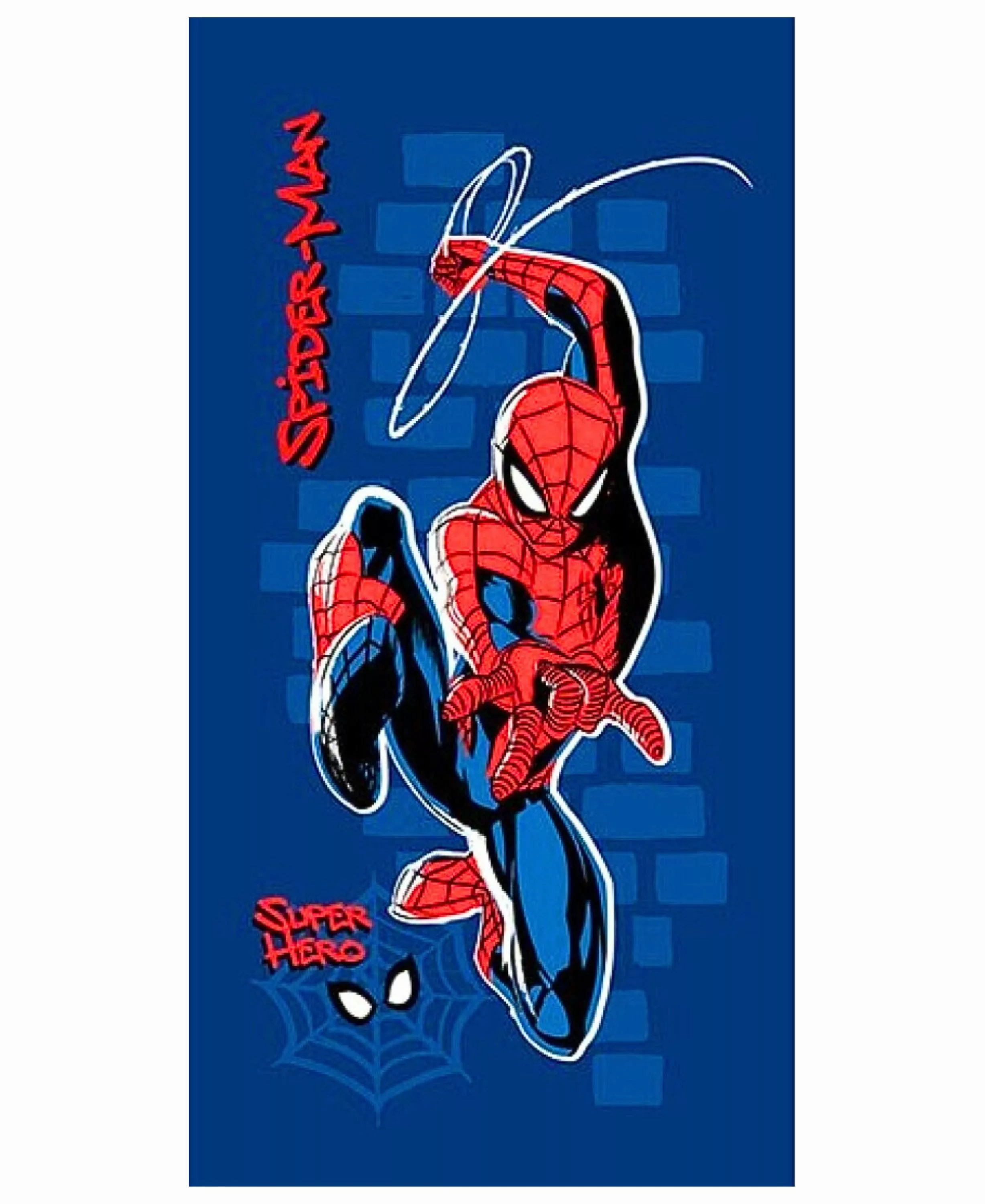 Spiderman Badetuch Marvel, Baumwolle, Kinder Strandtuch günstig online kaufen