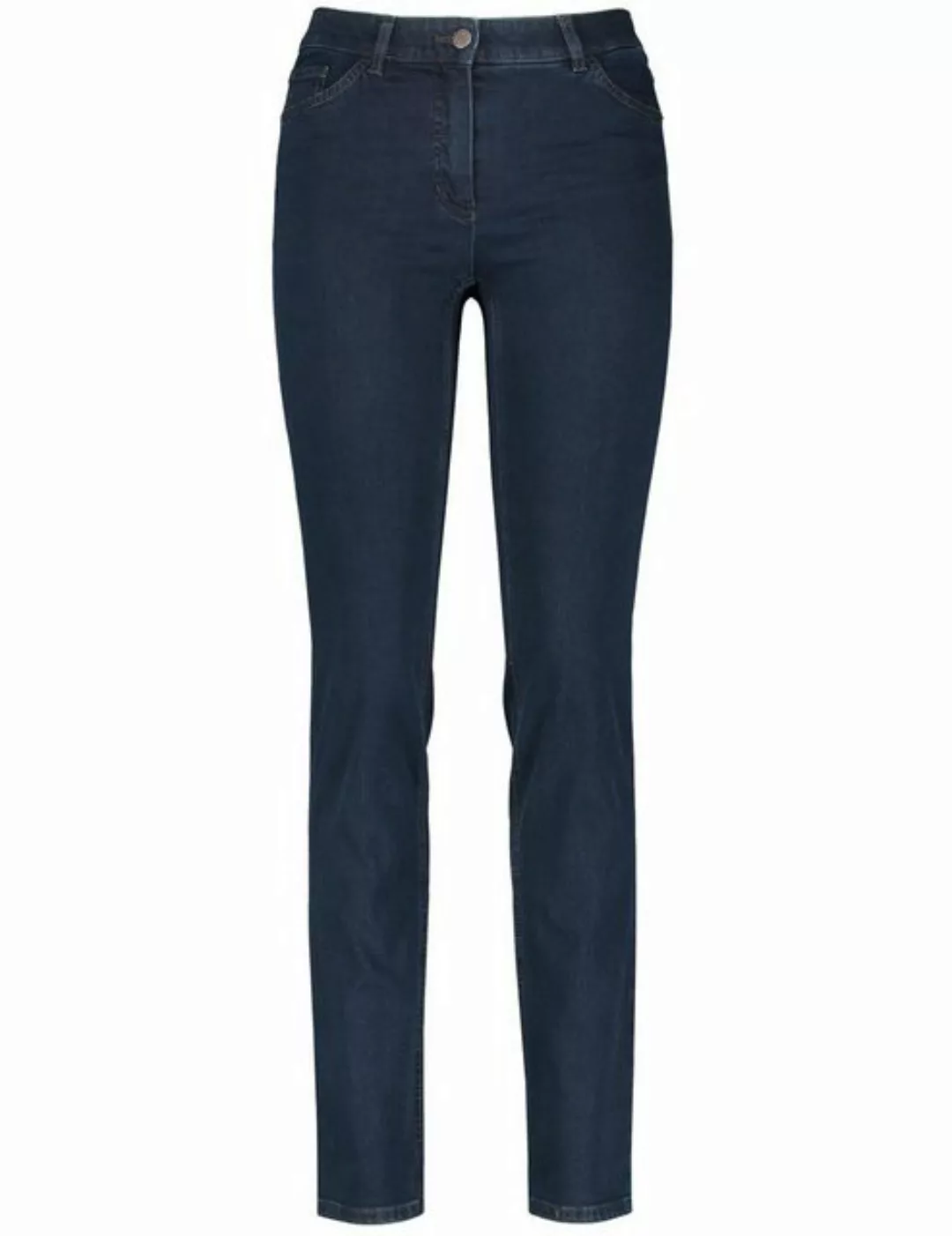 GERRY WEBER Stretch-Jeans 5-Pocket Jeans Straight Fit Kurzgröße günstig online kaufen